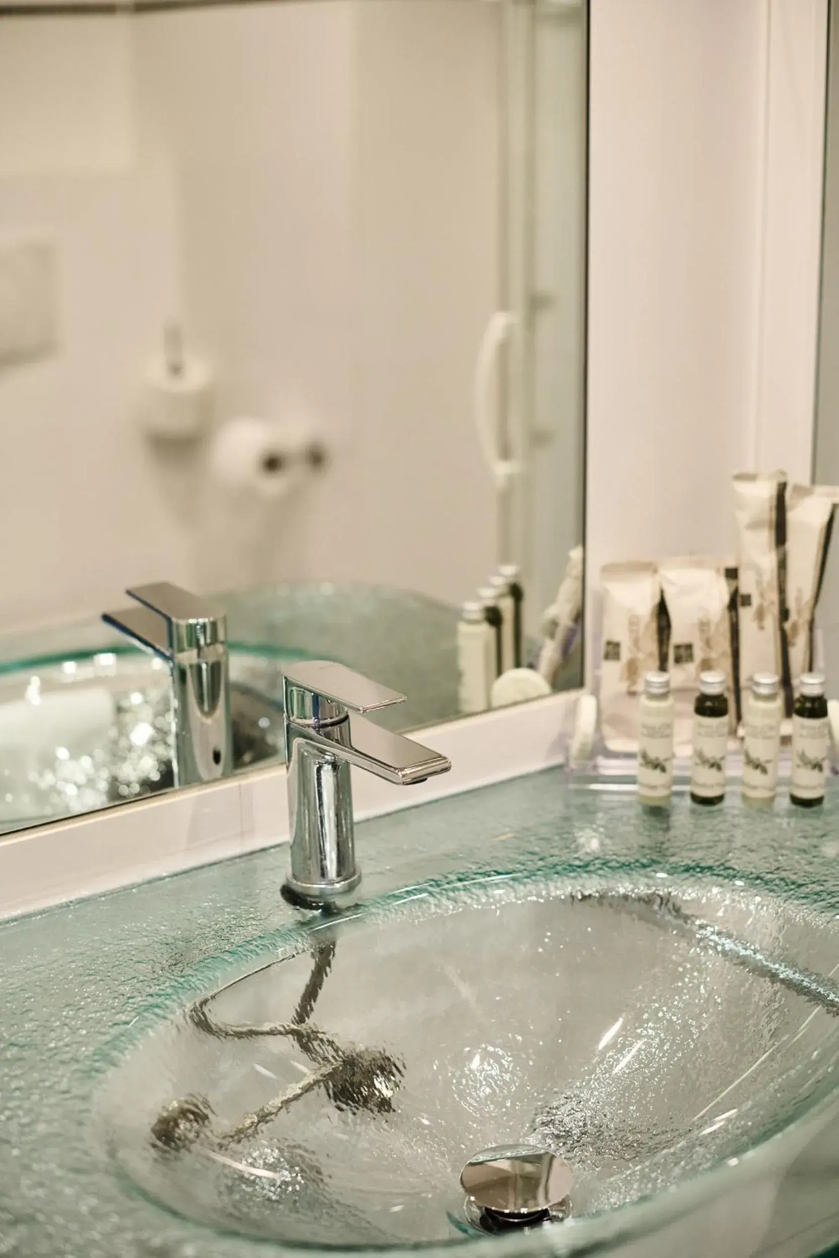 Bathroom in Hotel Da Vinci