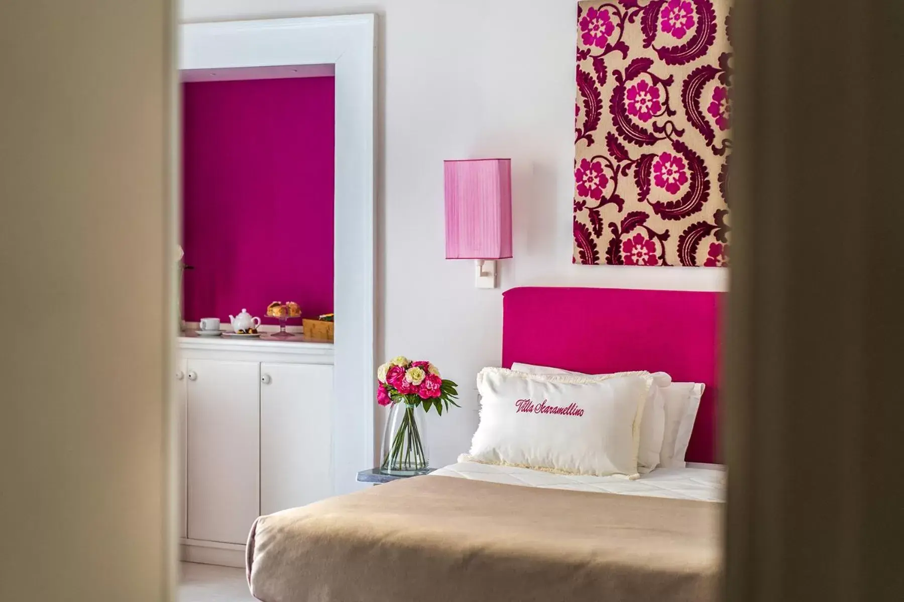 Bedroom, Bed in Villa Scaramellino Relais