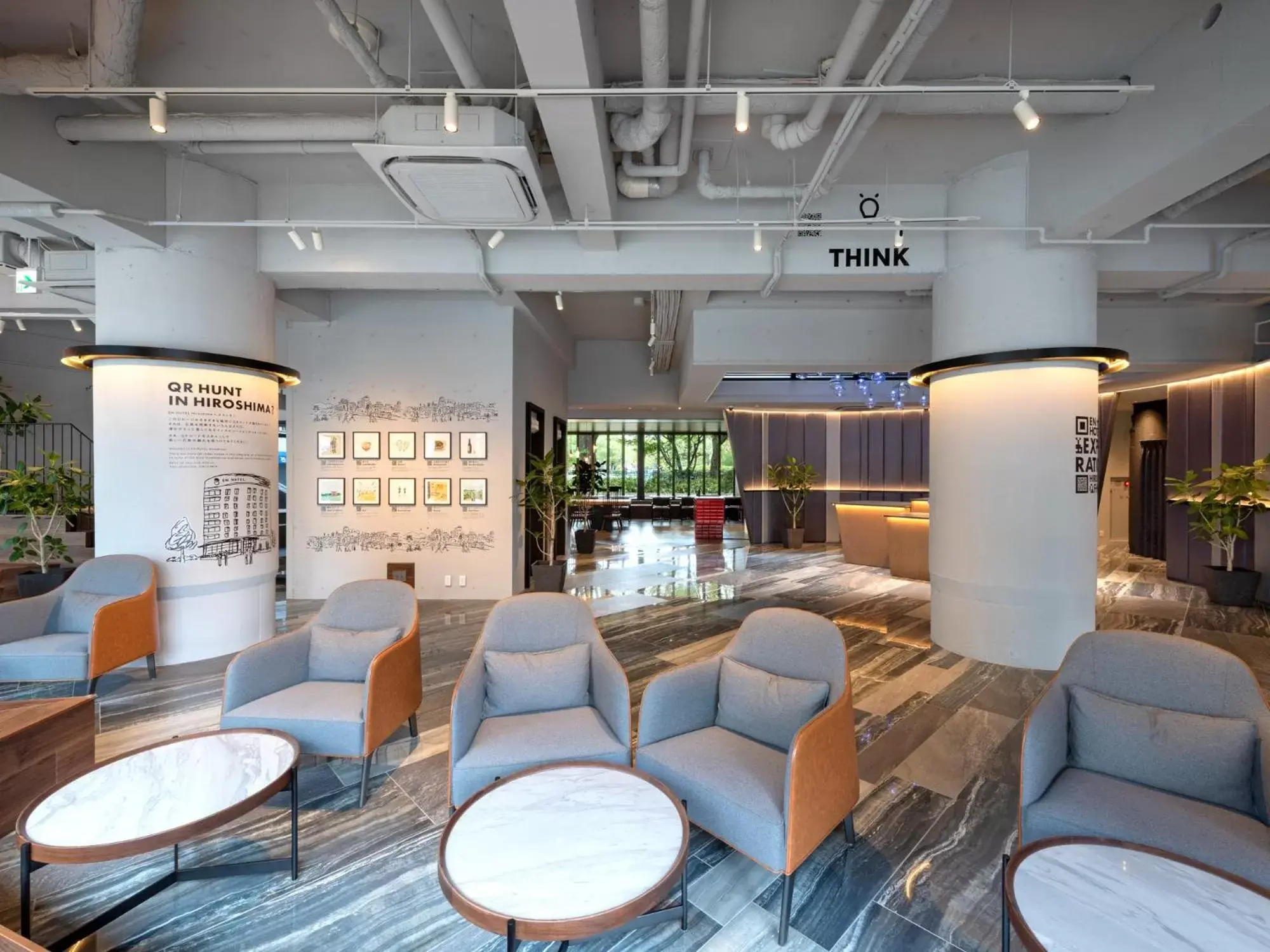 Lobby or reception, Lounge/Bar in EN HOTEL Hiroshima