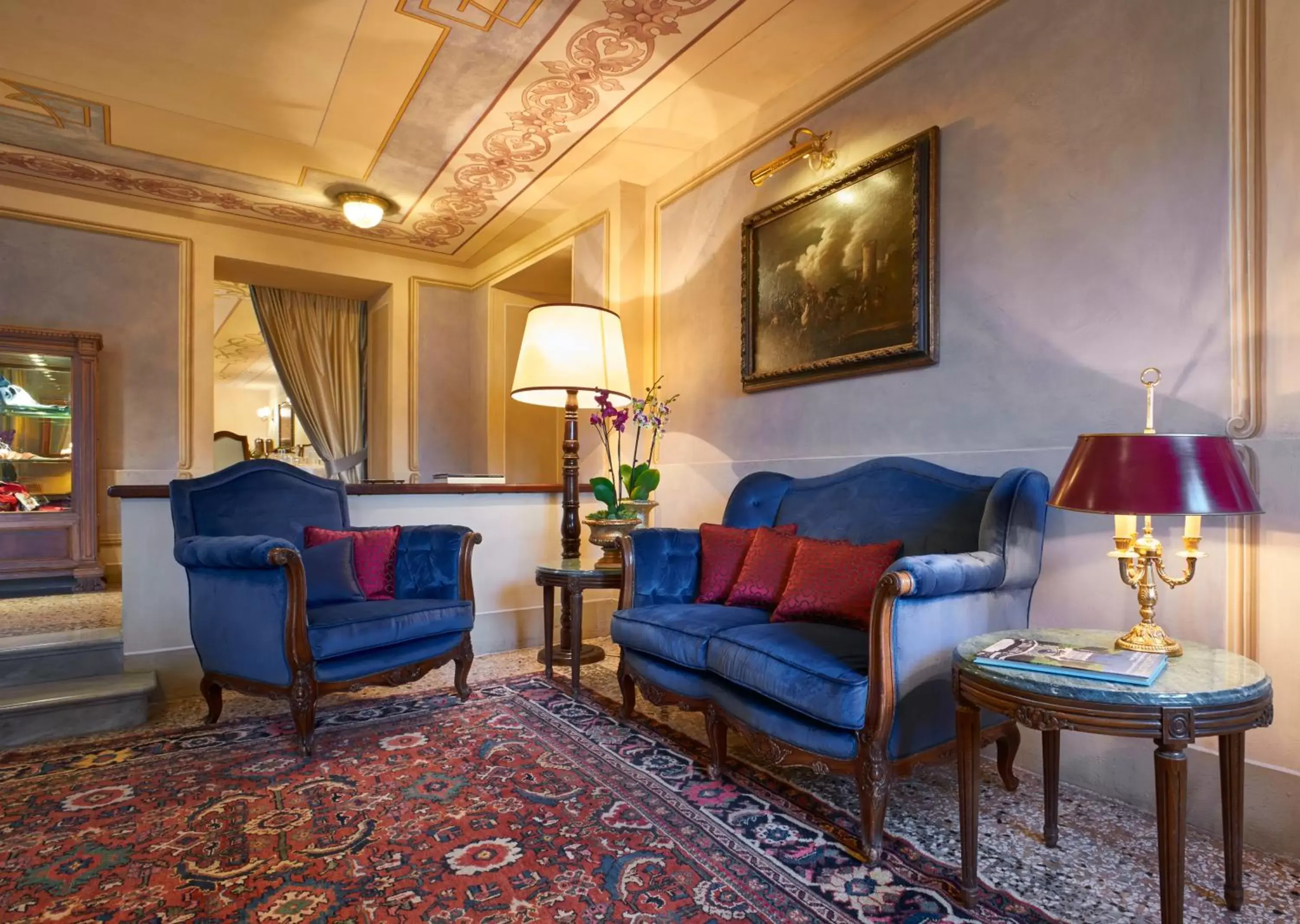 Lobby or reception, Seating Area in Albergo Terminus