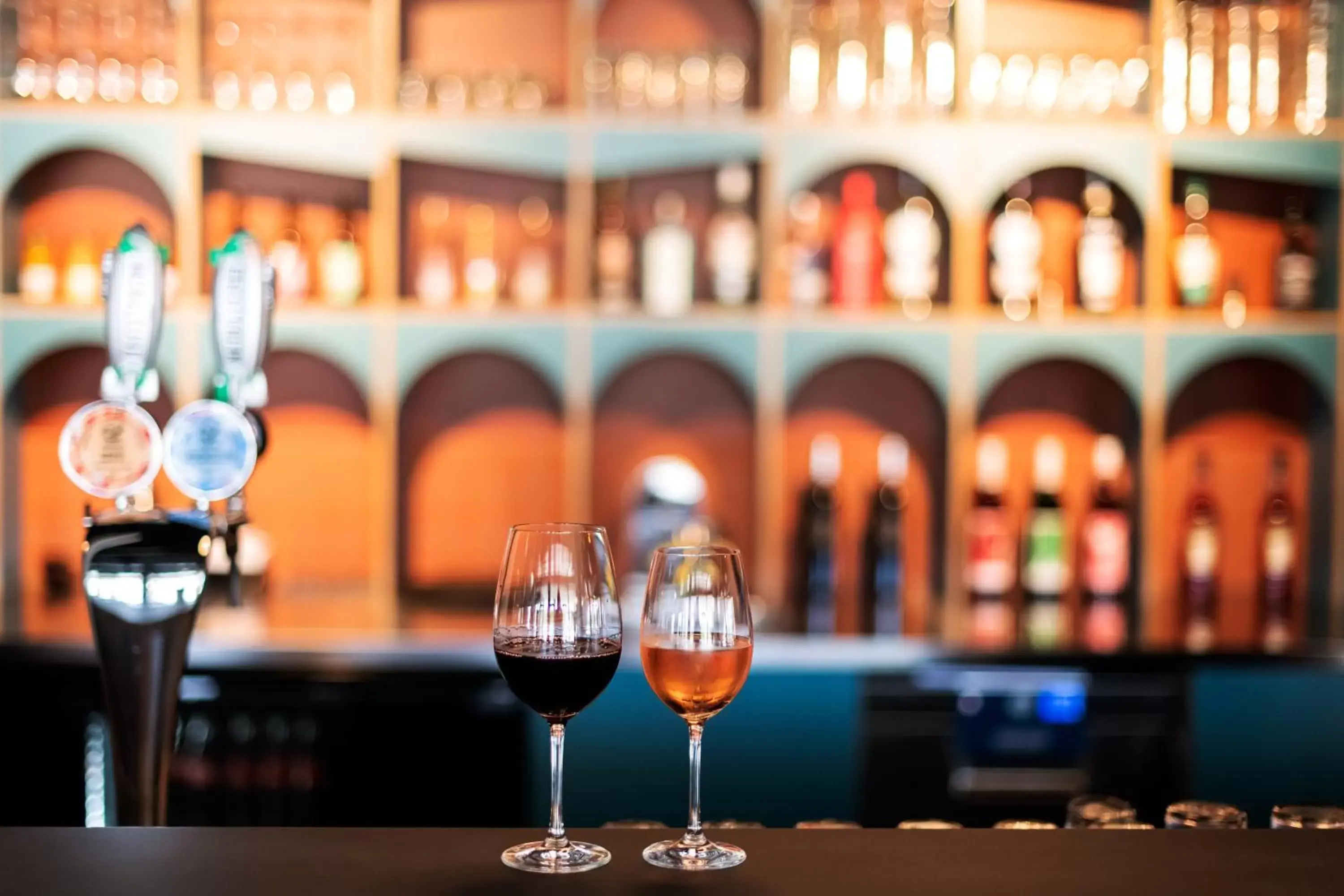 Lounge or bar in B&B HOTEL Nyon Lounge or bar in B&B HOTEL Nyon