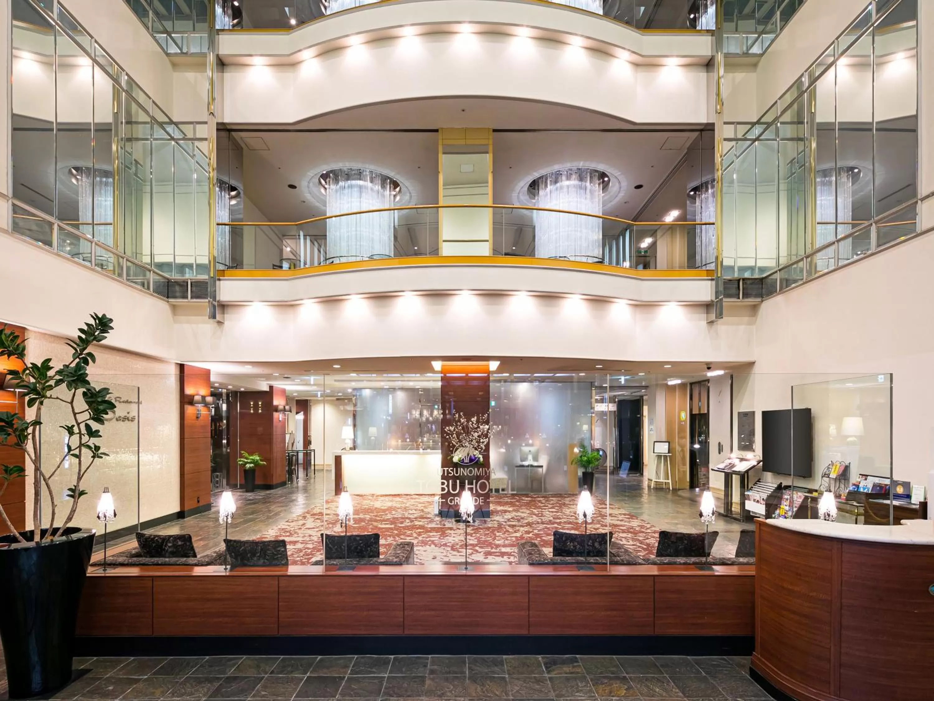 Lobby or reception in Utsunomiya Tobu Hotel Grande