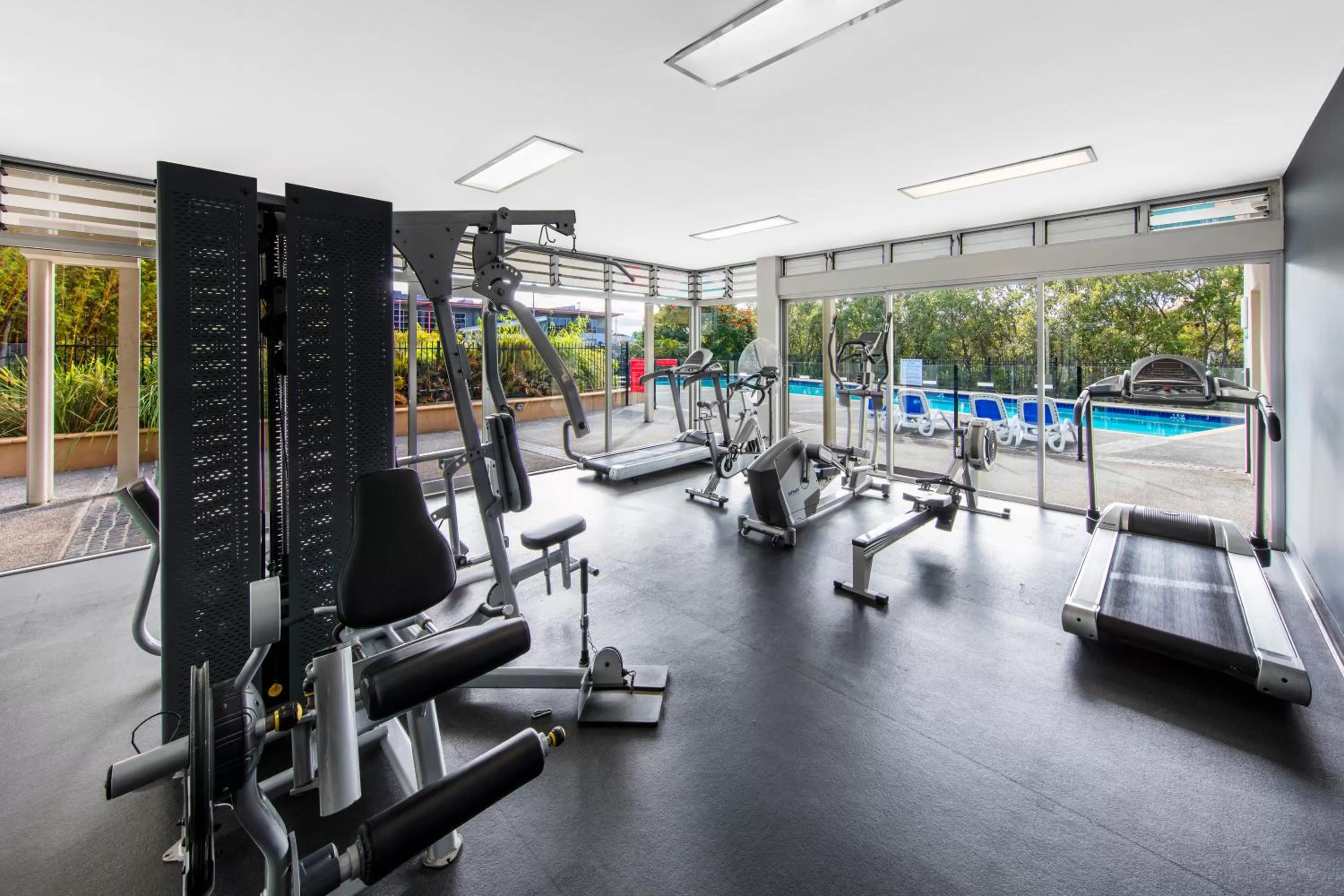 Fitness centre/facilities in Oaks Brisbane Mews Suites