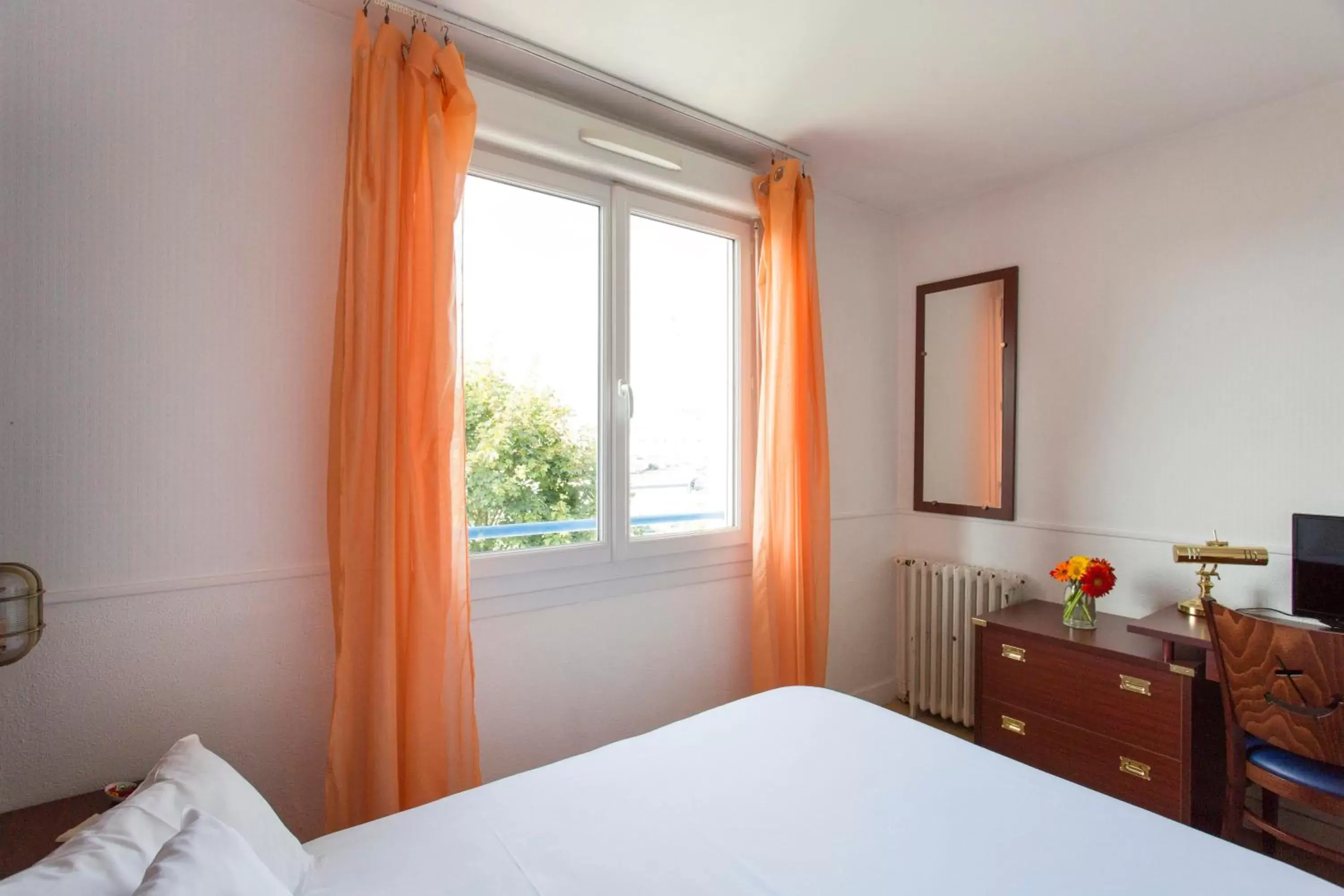 Bedroom, Bed in Hôtel Les Gens De Mer Lorient by Popinns