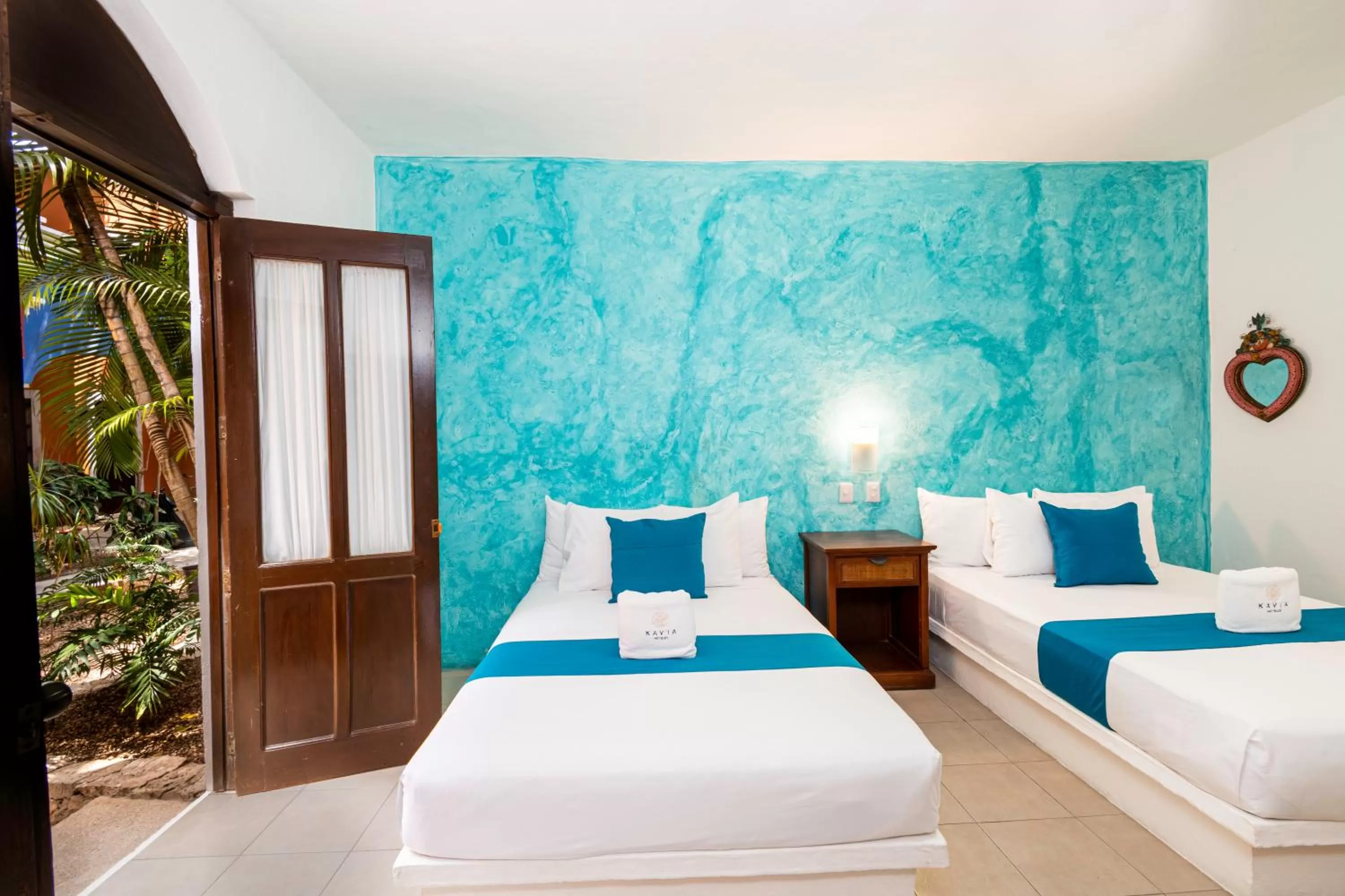 Bed in Hotel Casa de las Flores