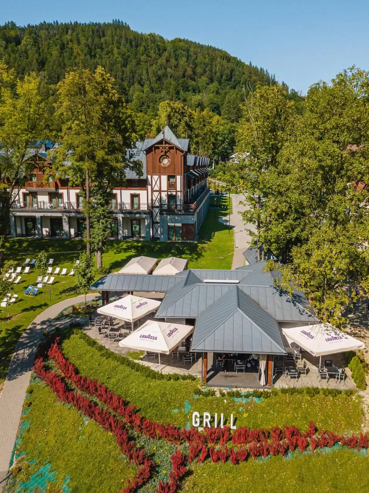 Property building, Bird's-eye View in Szczawnica Park Resort & Spa