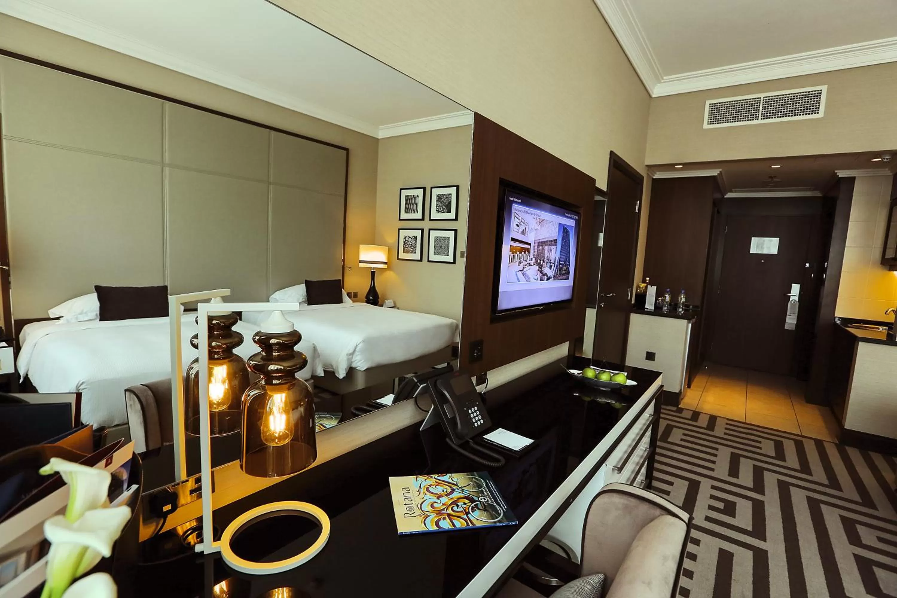 Bed in Al Maha Arjaan by Rotana