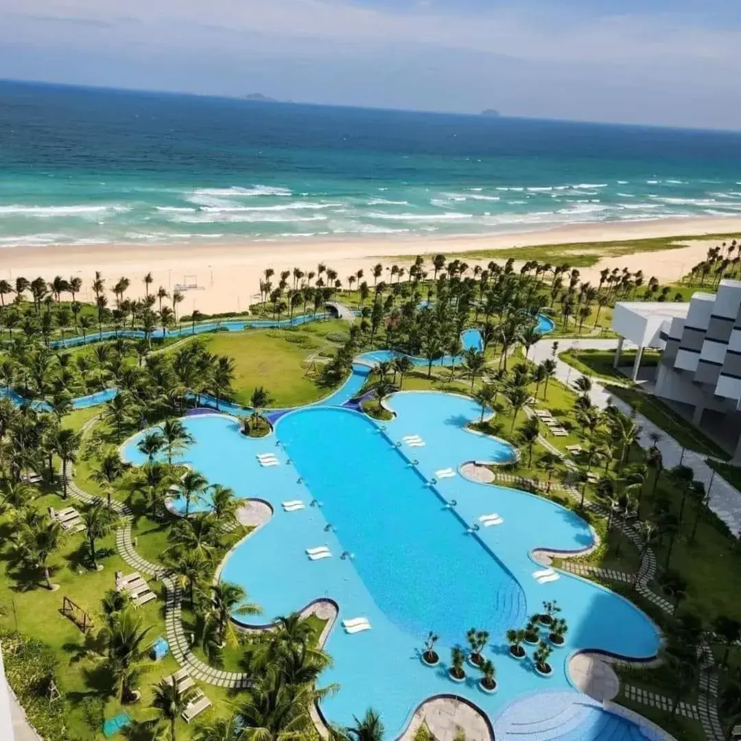 Bird's-eye View in blue Cam Ranh Nha Trang resort