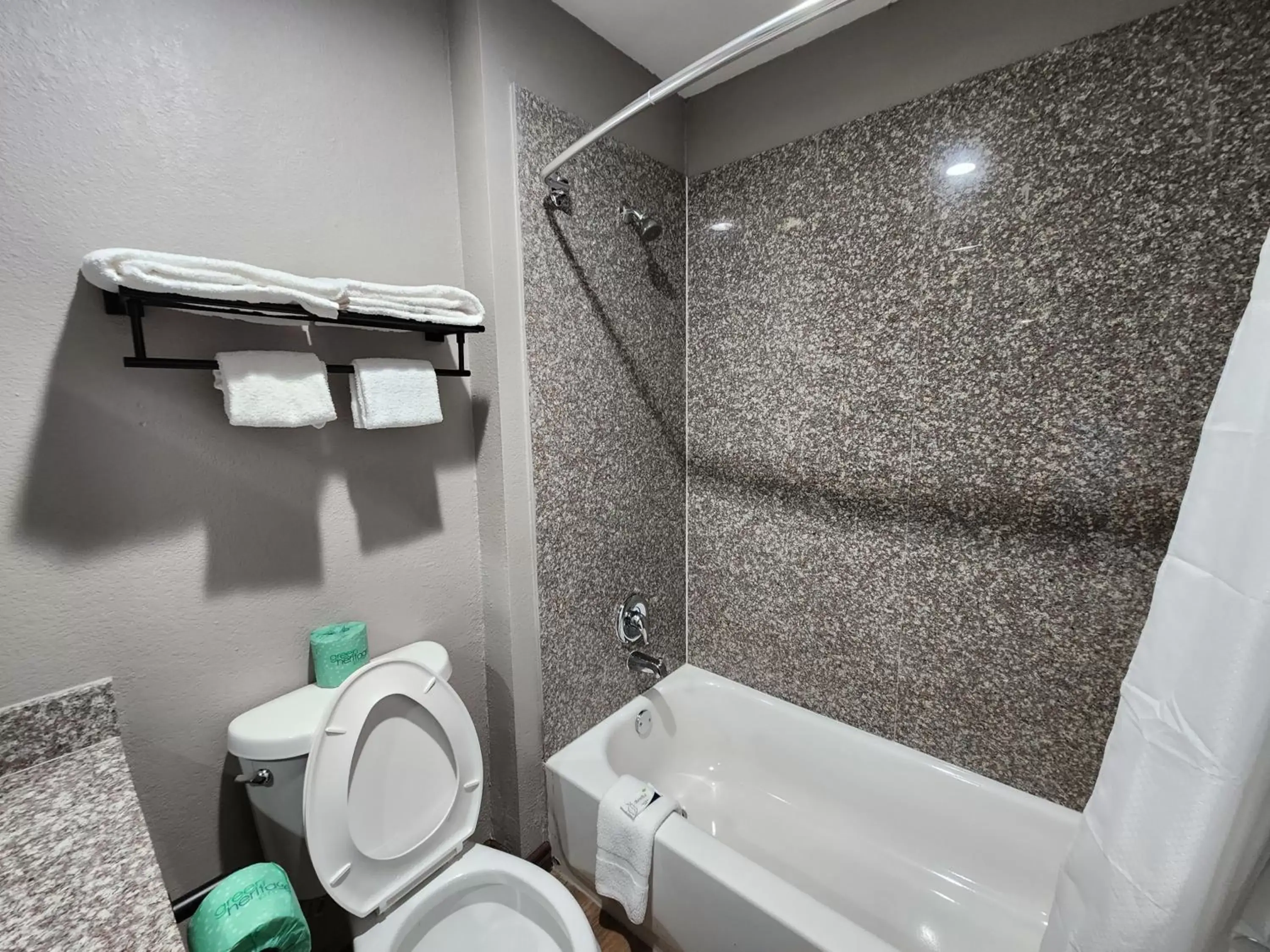 Bathroom in Studio 6 Channelview TX Baytown West Bathroom in Studio 6 Channelview TX Baytown West