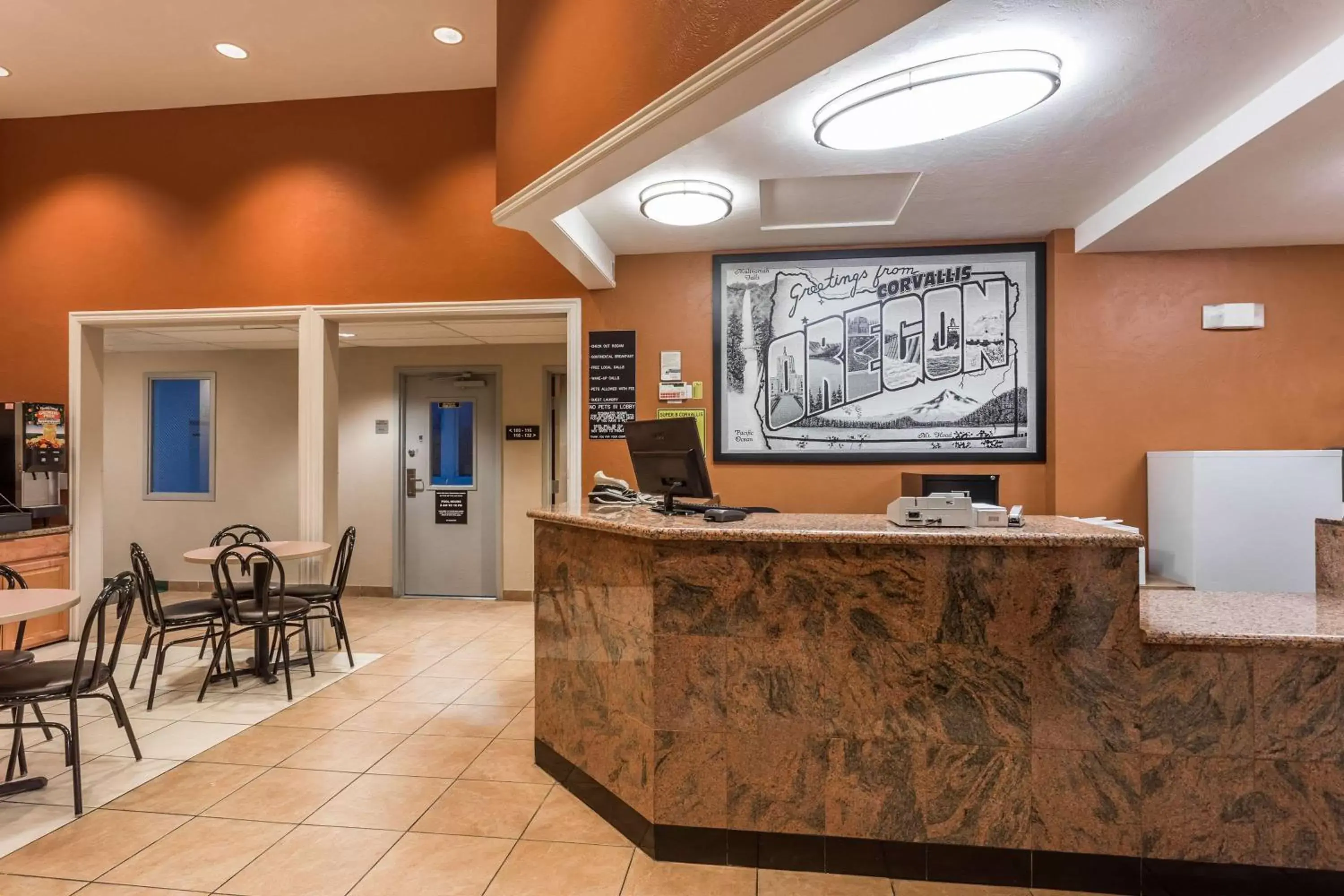 Lobby or reception in Super 8 by Wyndham Corvallis Lobby or reception in Super 8 by Wyndham Corvallis
