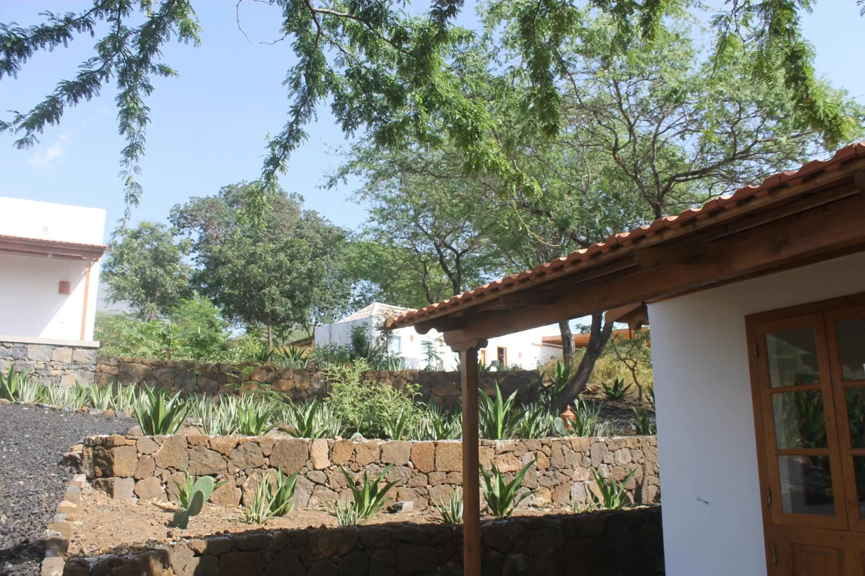 Garden in La Fora Ecolodge