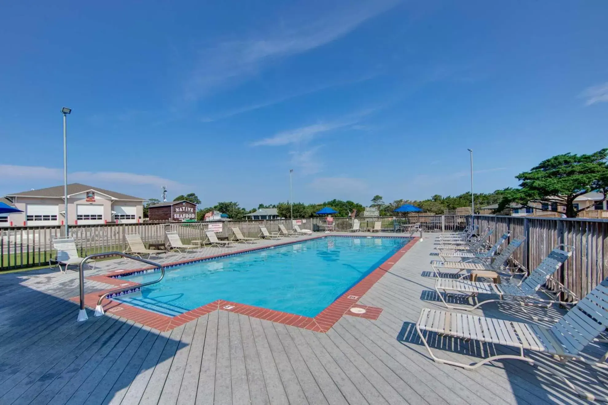 Pool view, Swimming Pool in Pony Island Inn