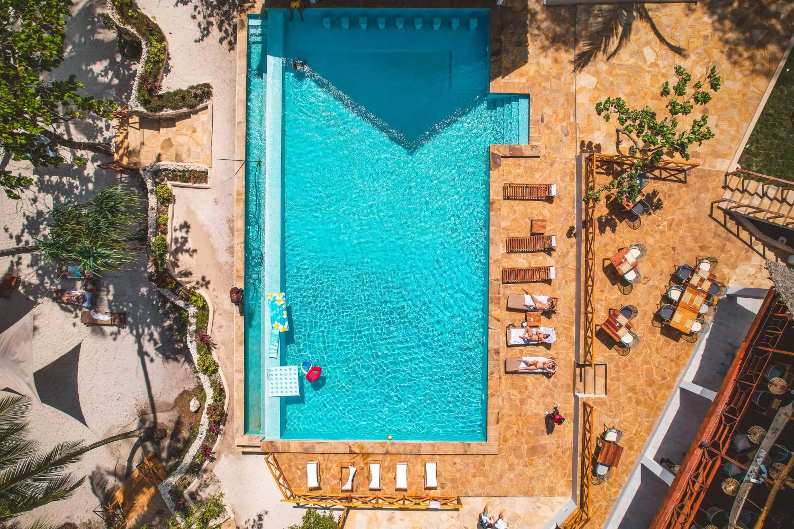 Bird's eye view in Zanzibella Hotel & SPA