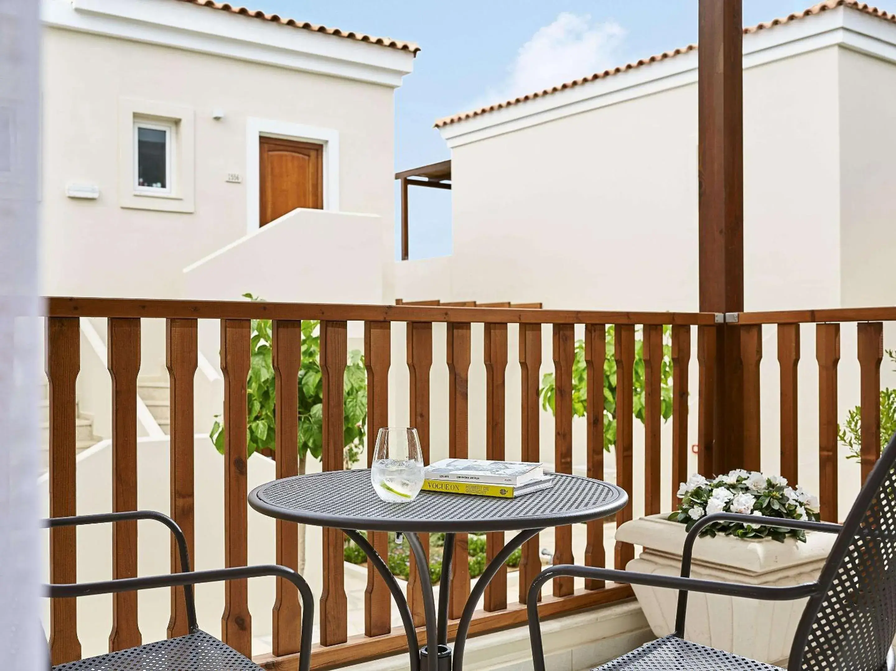 Bedroom, Balcony/Terrace in Grecotel Marine Palace & Aqua Park