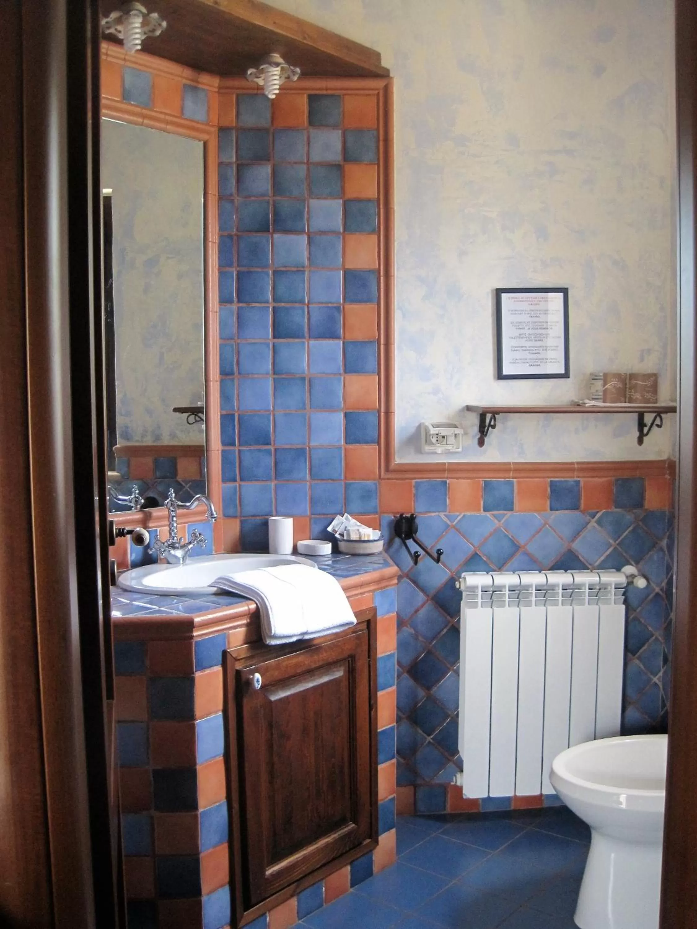 Shower in B&B Villa Giusy