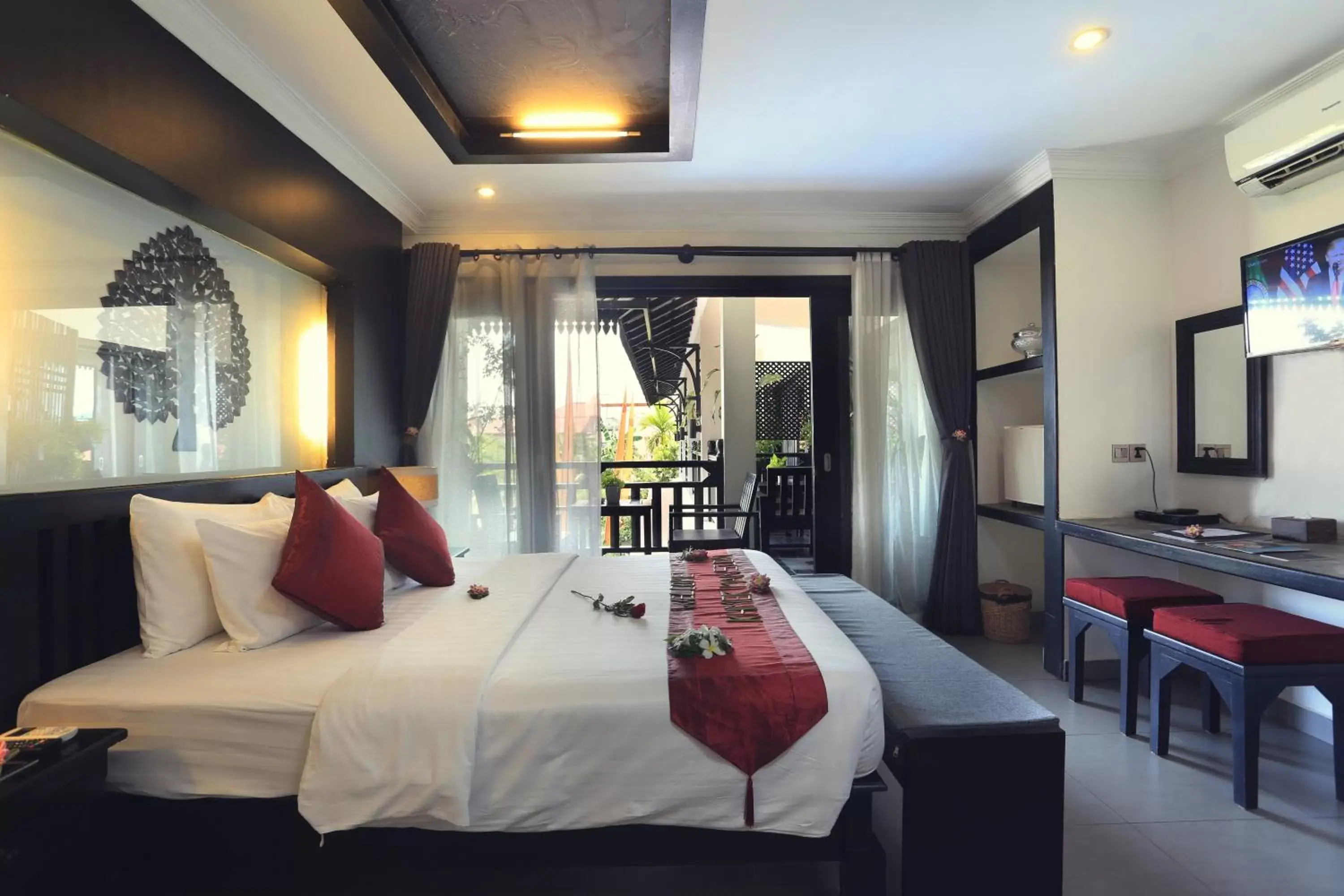 Bedroom in Khmer Mansion Boutique Hotel