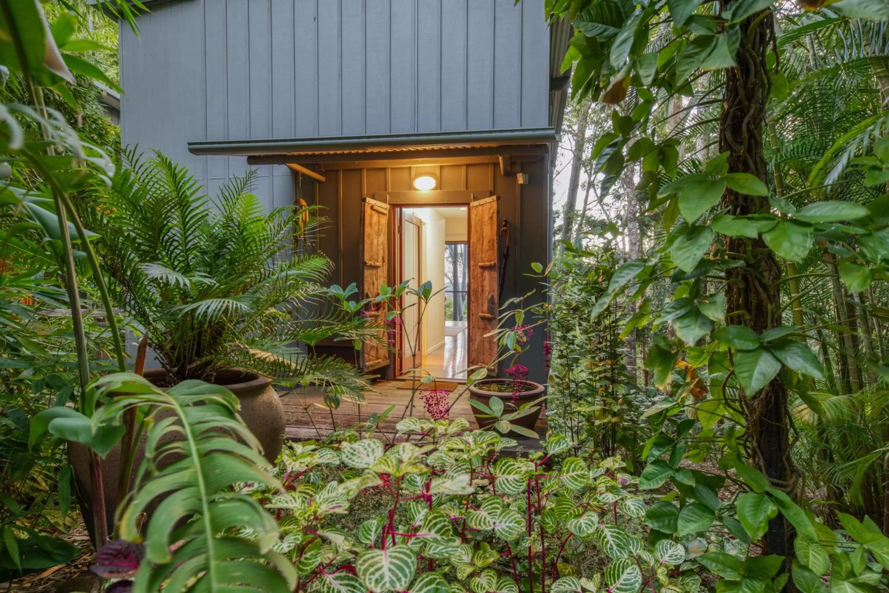 Property building in Taman Sari Sunshine Coast Romantic Pet-Friendly Hinterland Retreat