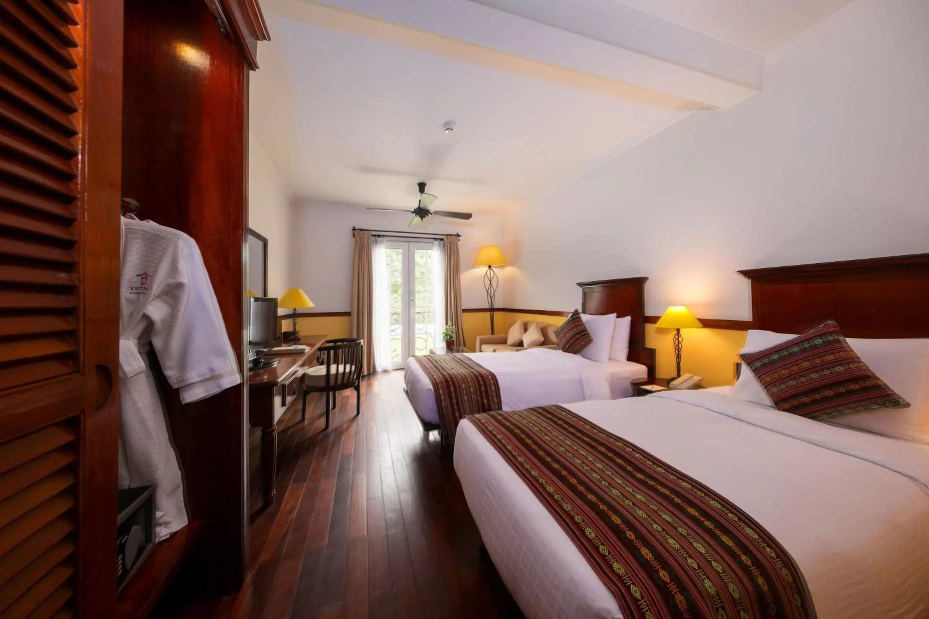 Bed in Victoria Can Tho Resort Bed in Victoria Can Tho Resort