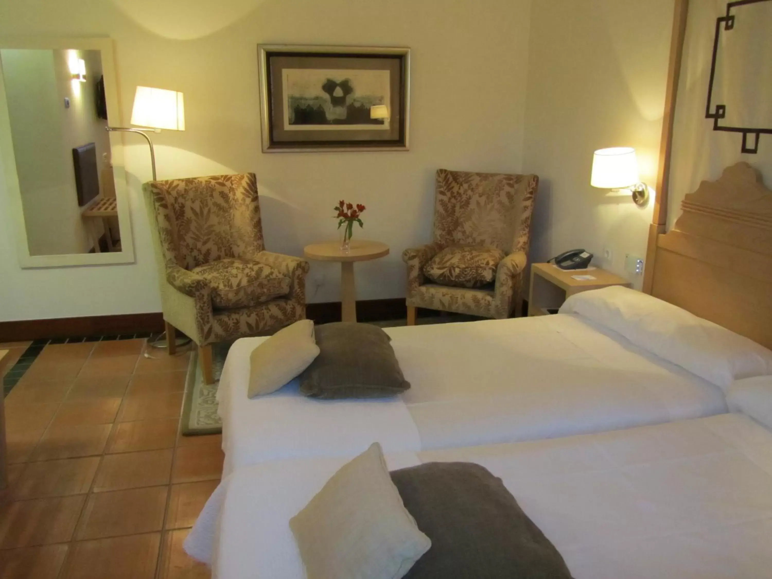 Bedroom, Bed in Parador de Granada