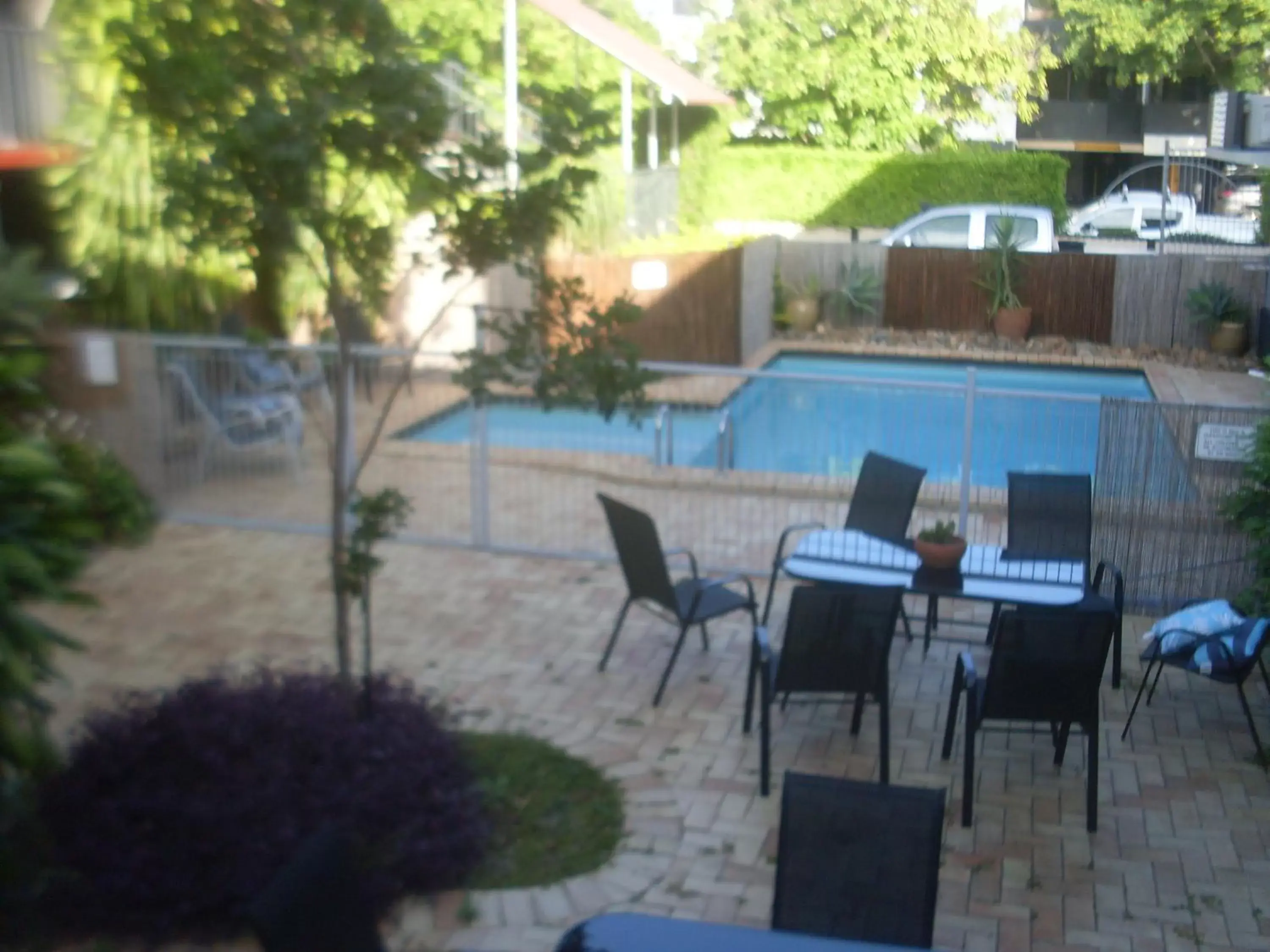 Patio, Swimming Pool in Airway Motel