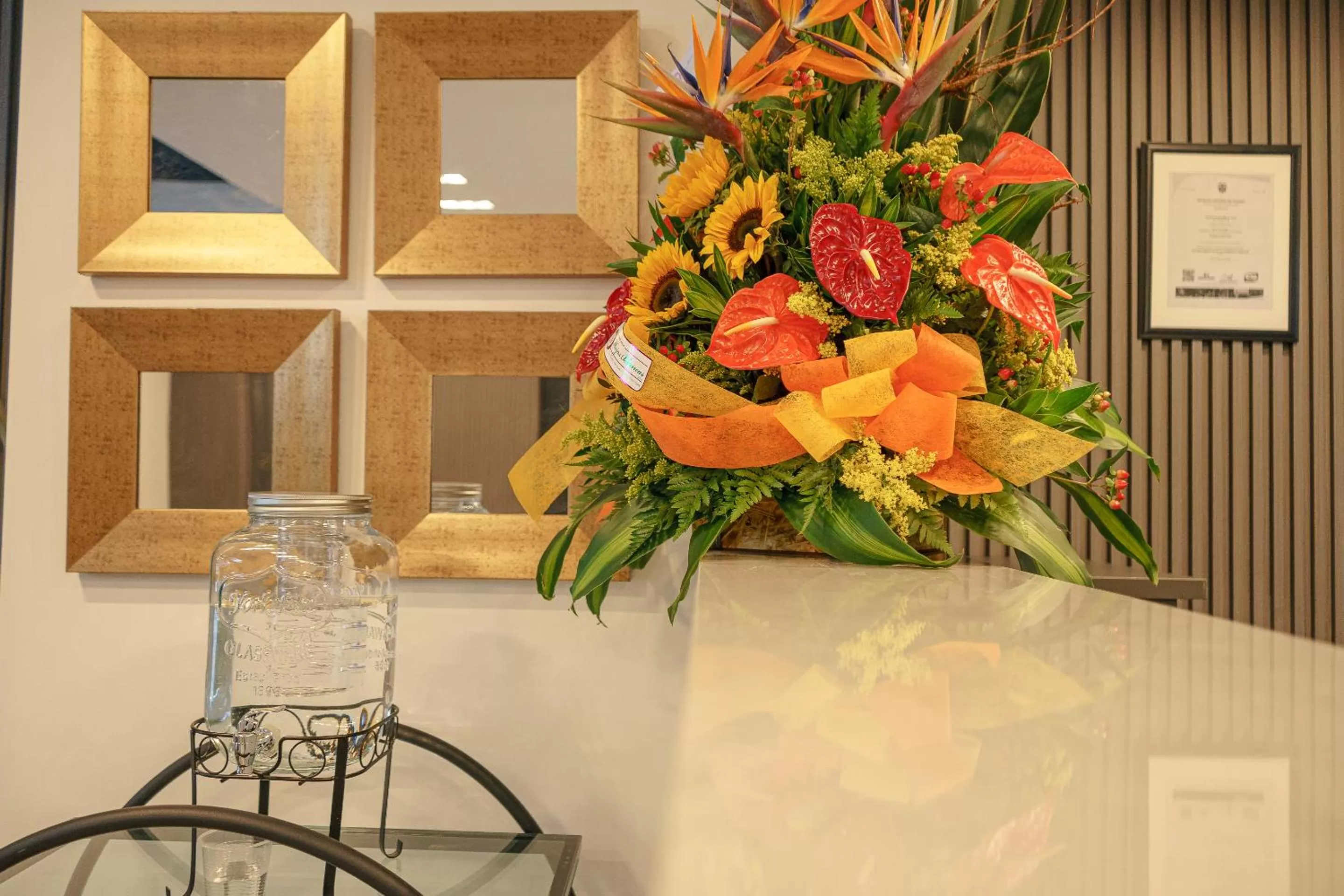 Decorative detail in First Class Hotel