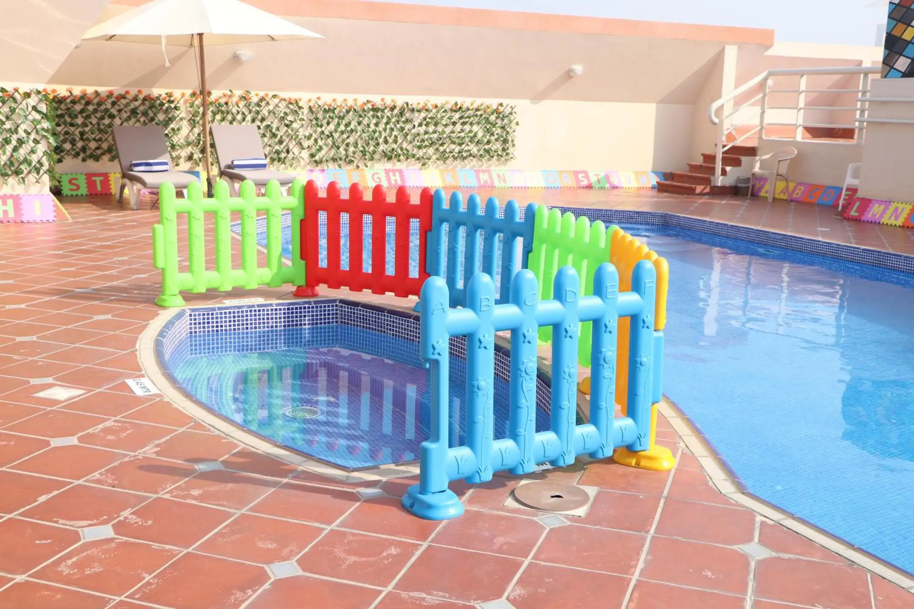 Pool view in Al Manar Grand Hotel Apartment