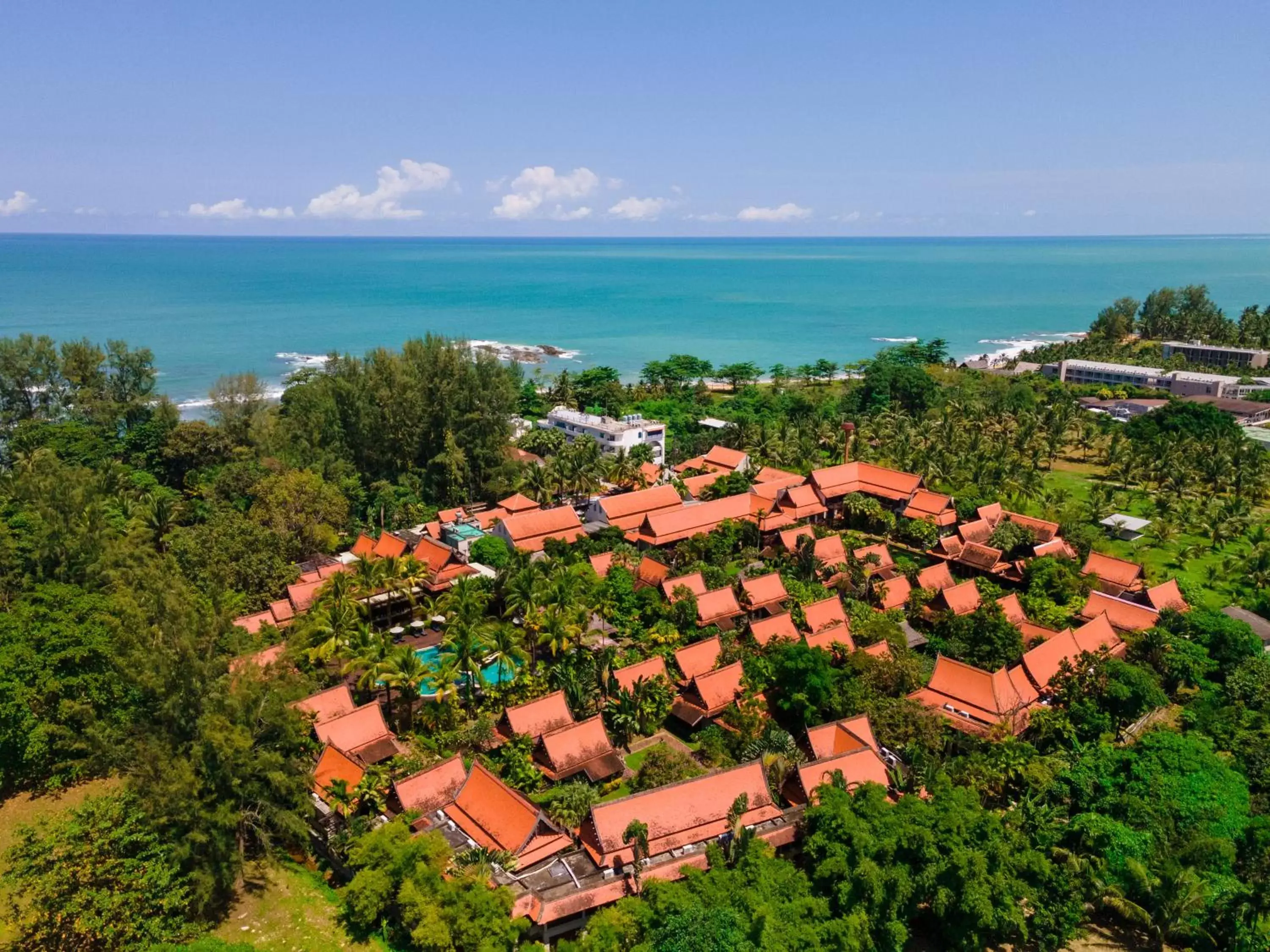 Bird's eye view in Khaolak Bhandari Resort & Spa Bird's eye view in Khaolak Bhandari Resort & Spa