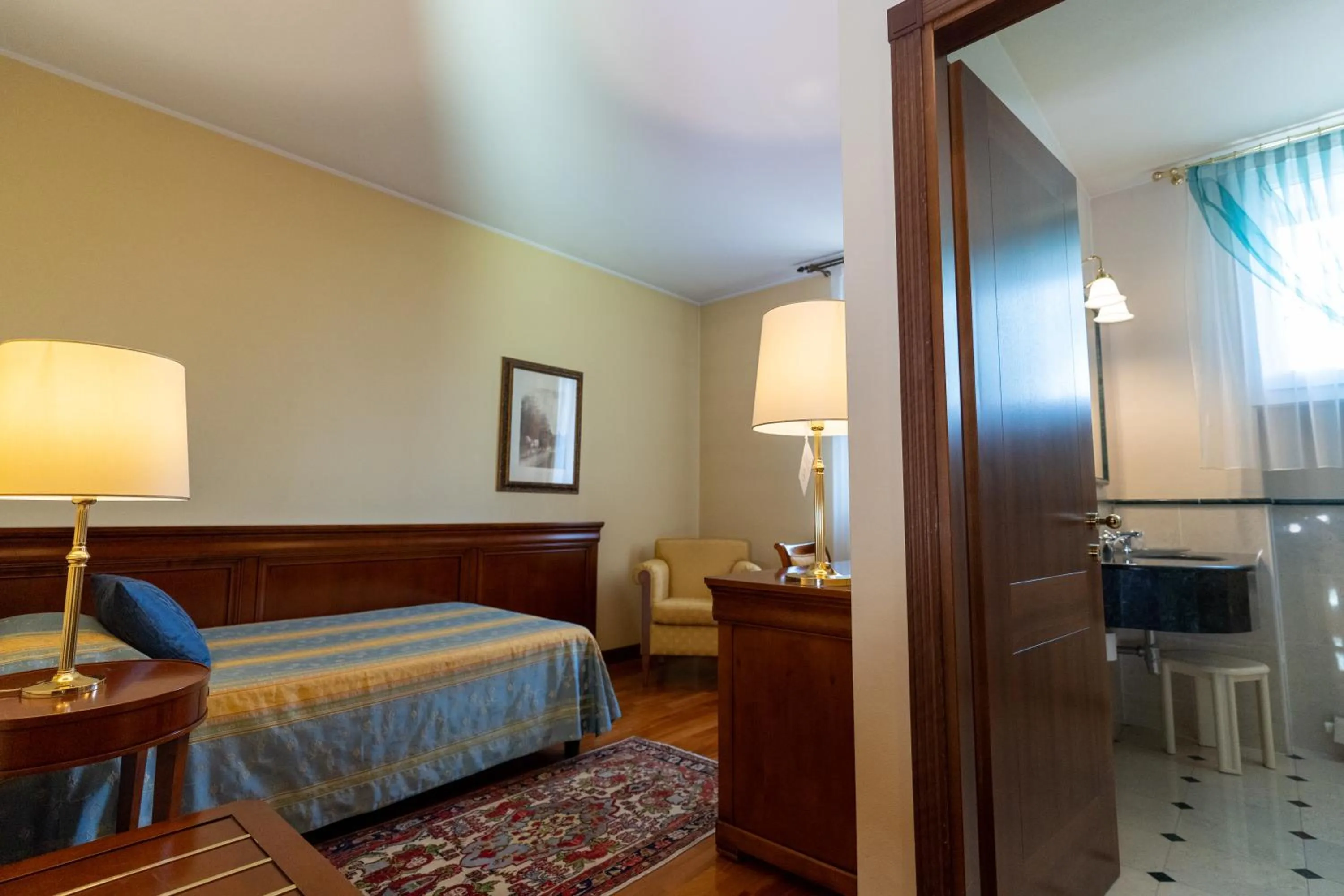 Bed in Le Muse Hotel