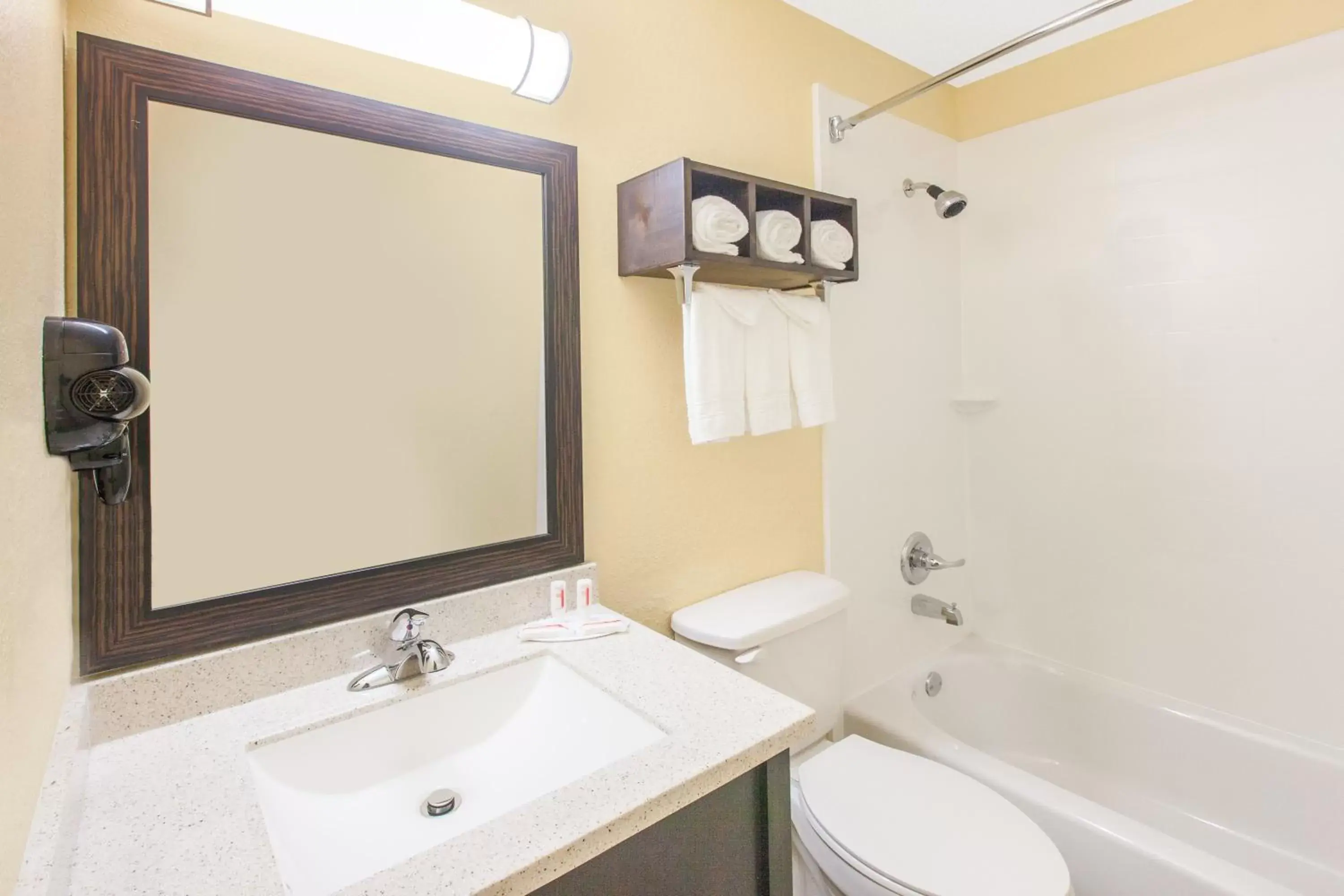 Toilet, Bathroom in Days Inn by Wyndham Miami