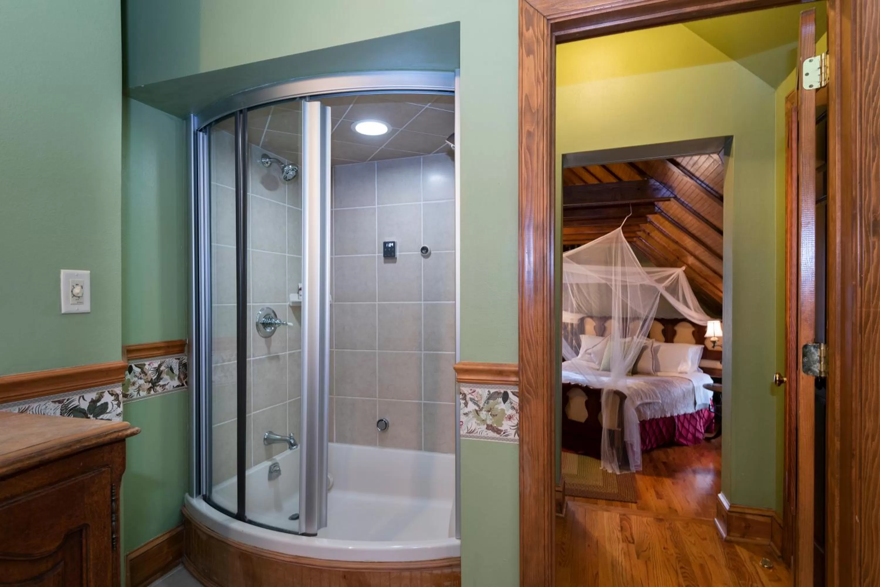 Shower, Bathroom in The Empress of Little Rock