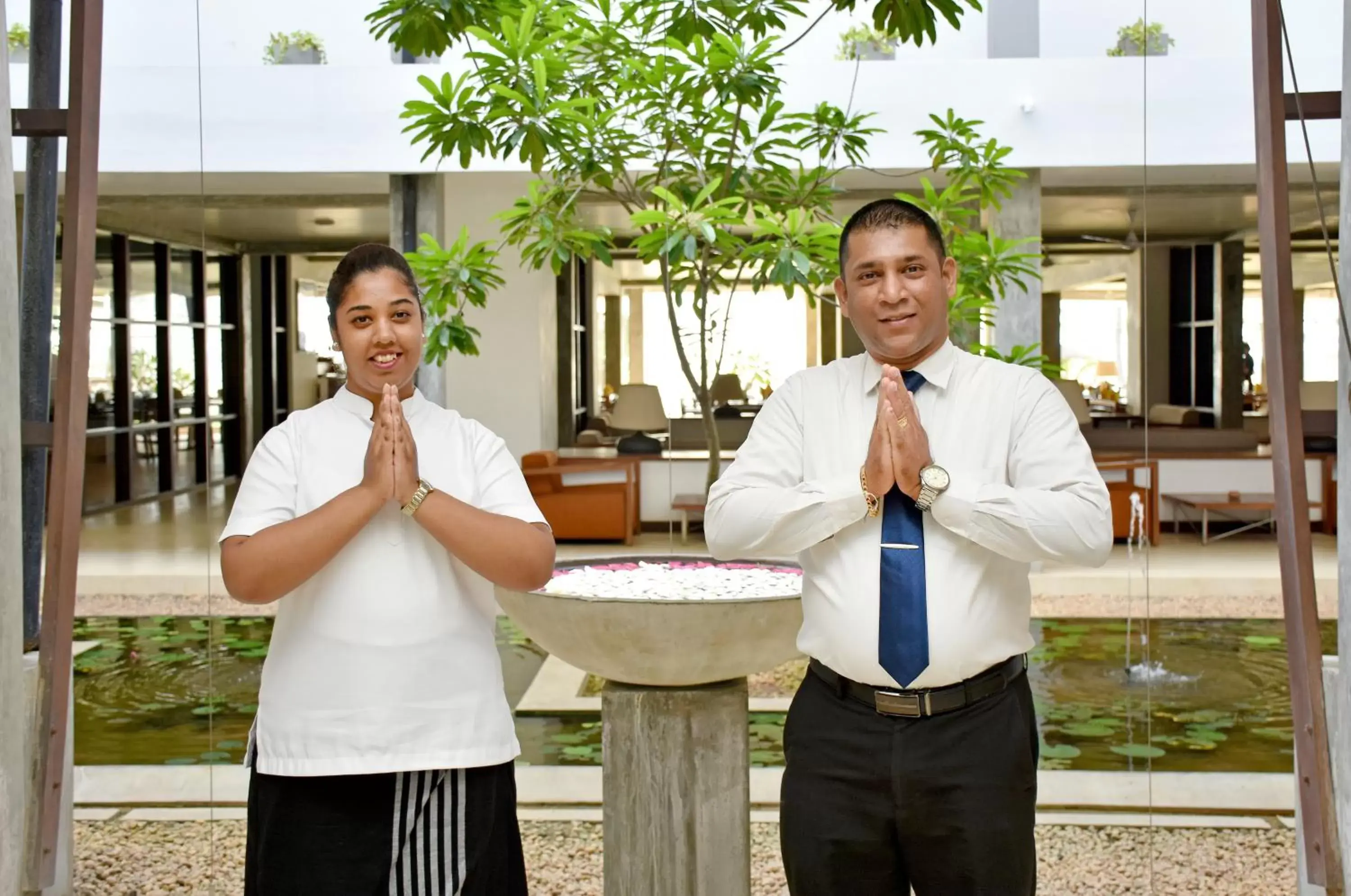 Staff in Goldi Sands Hotel