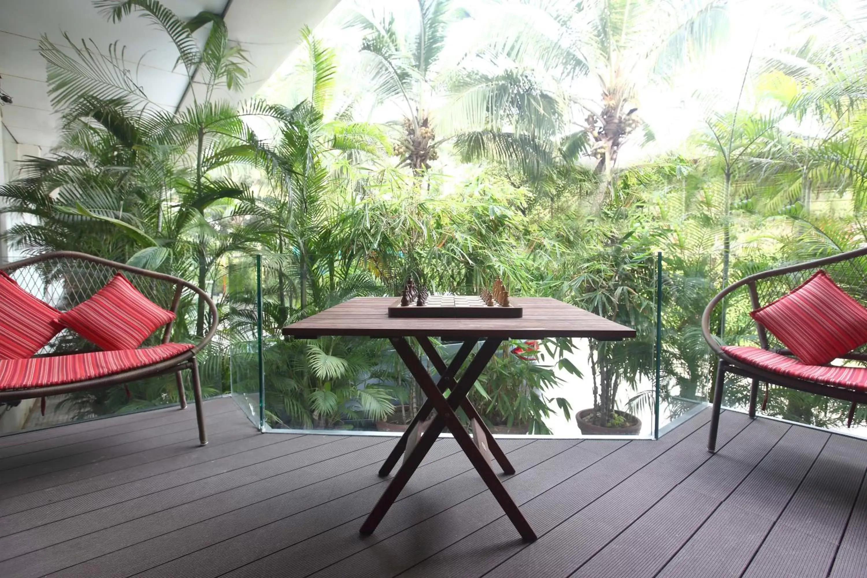 Garden view in Mirage Hotel, Mumbai International Airport Garden view in Mirage Hotel, Mumbai International Airport