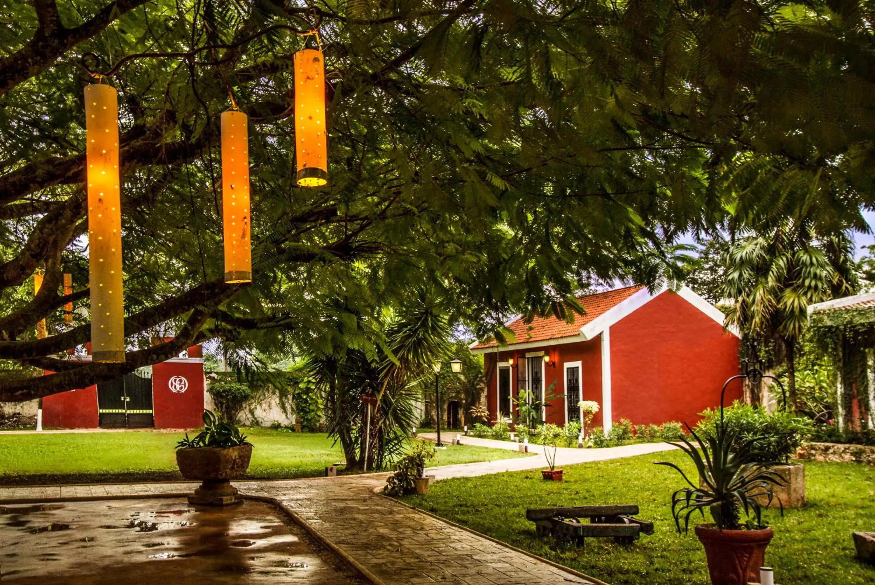 Facade/entrance, Property Building in Hacienda Santa Cruz Merida