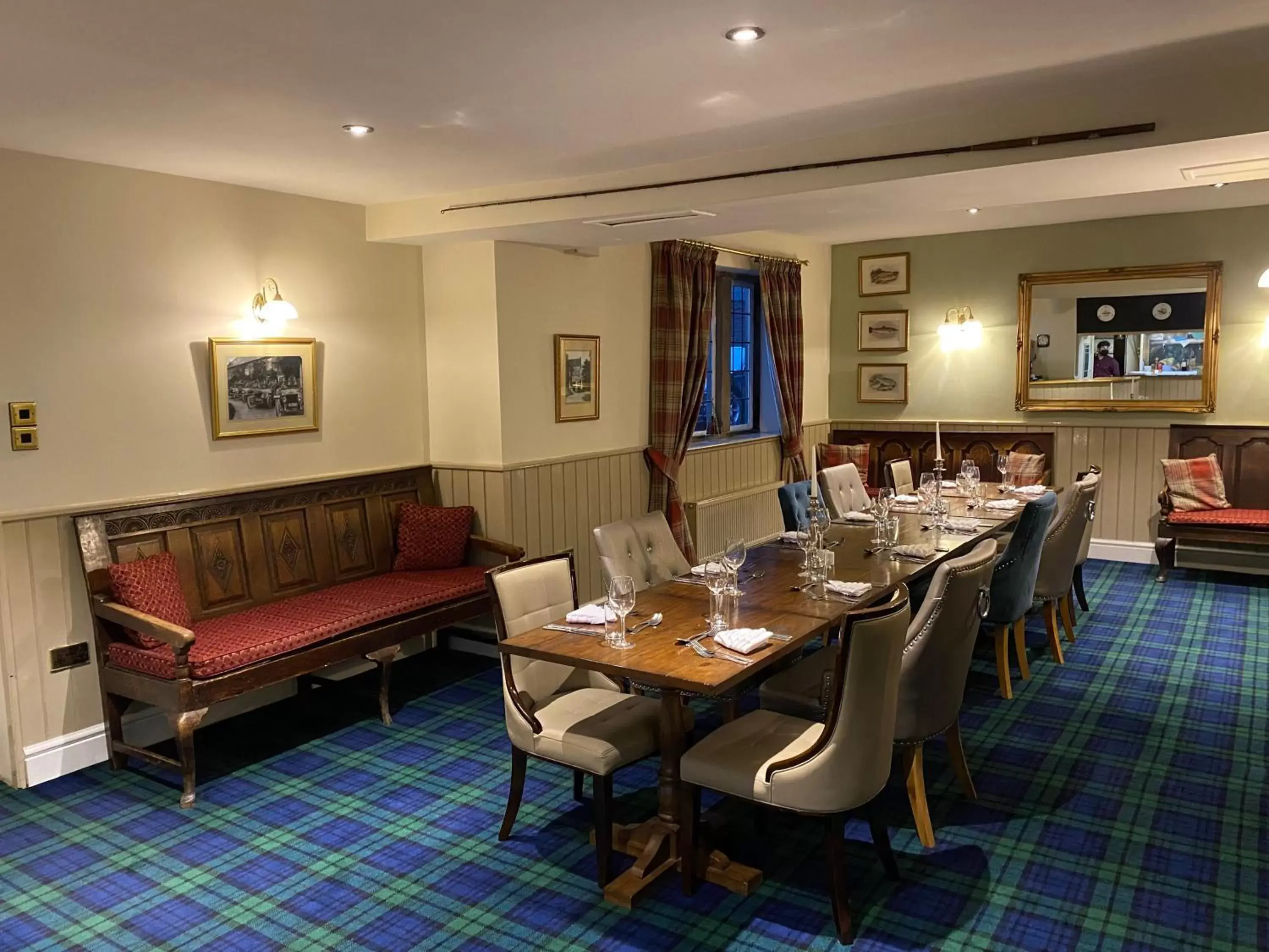 Lounge or bar in The Izaak Walton Country House Hotel