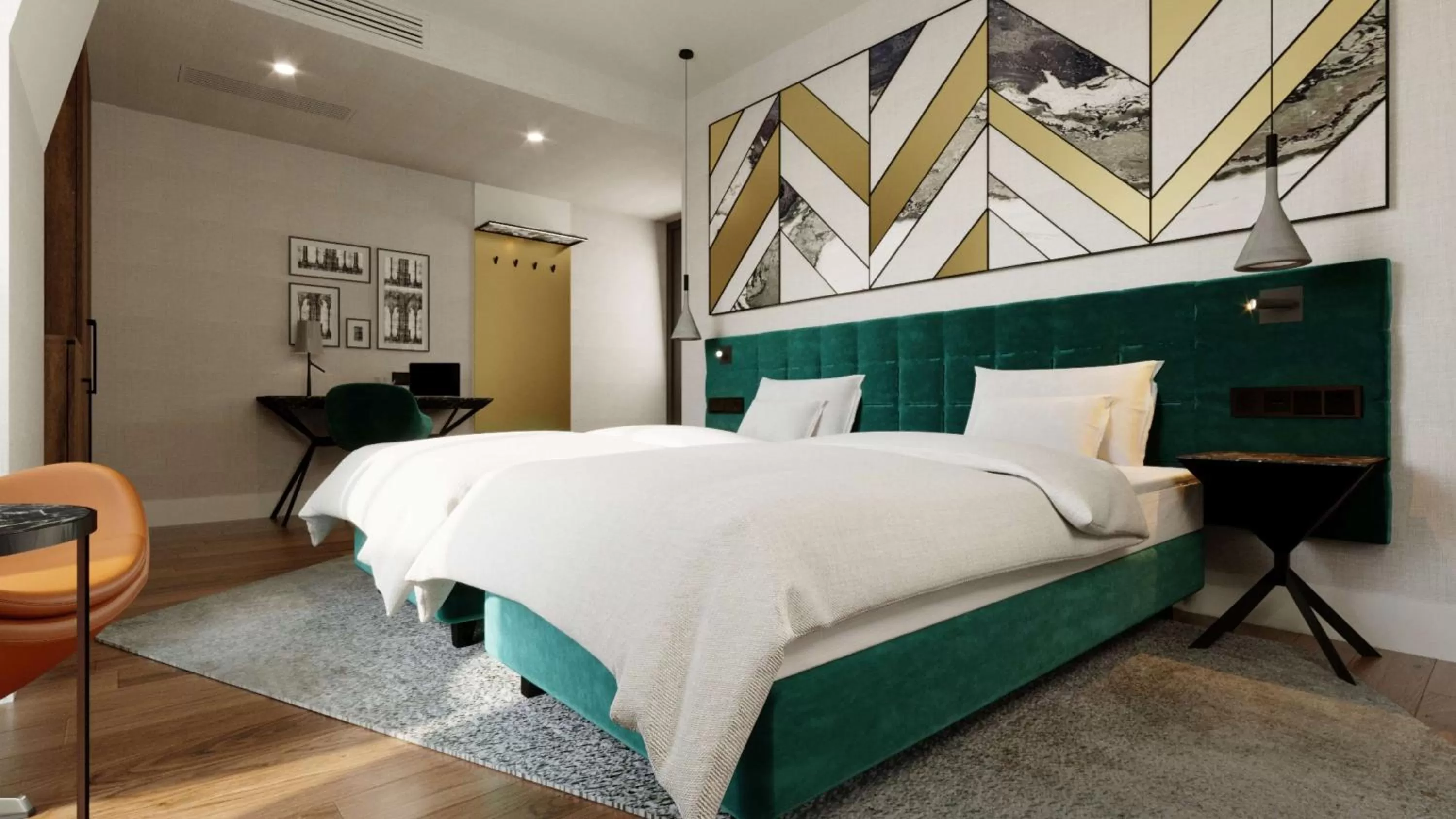 Photo of the whole room, Bed in Radisson Blu Aurum Hotel, Brasov