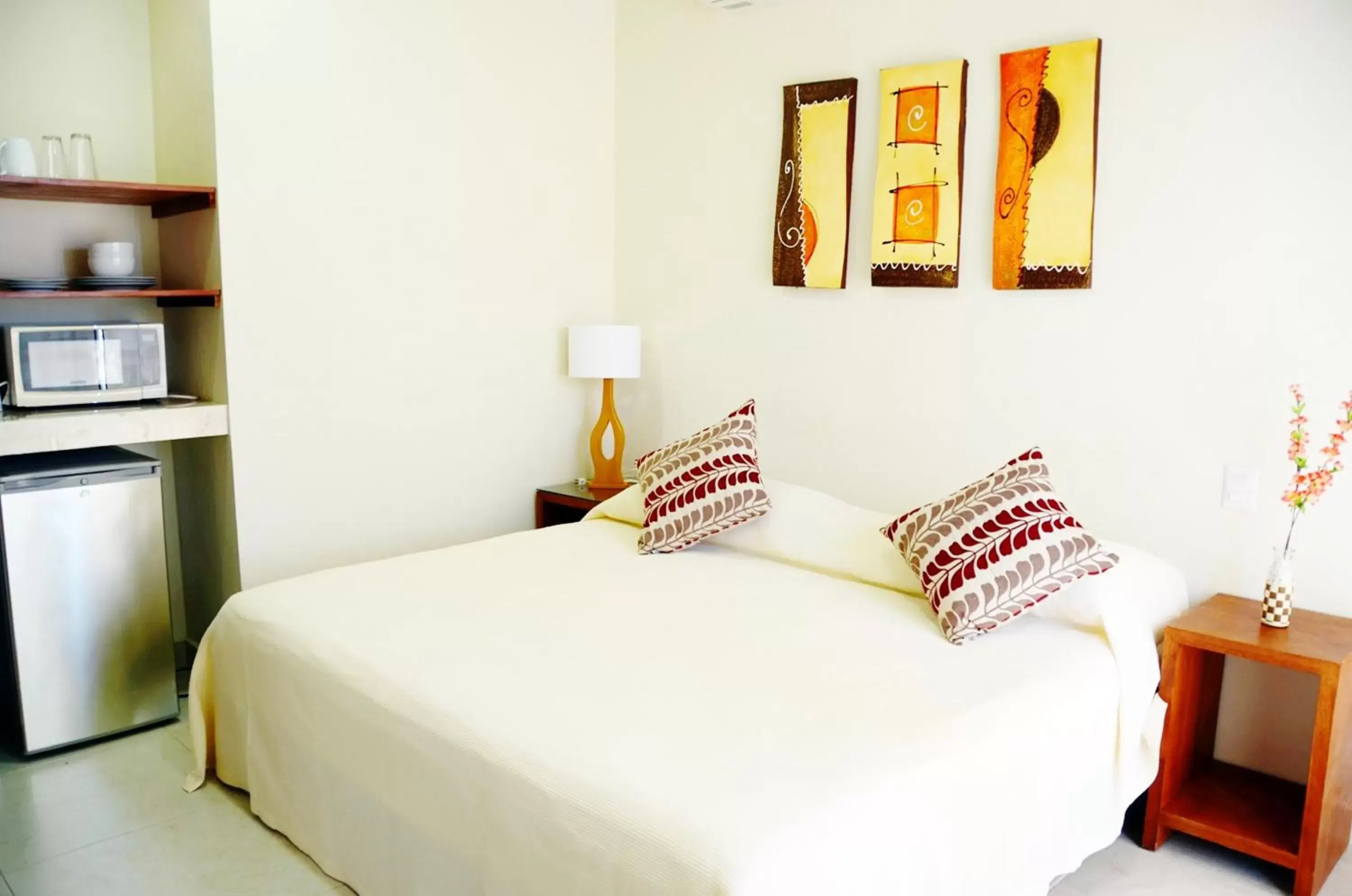 Bed in Arrecifes Suites