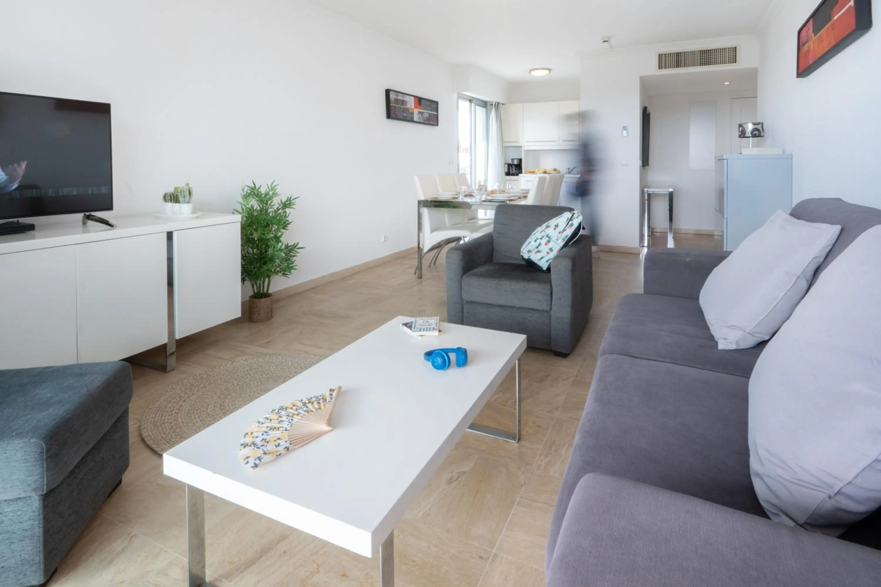 Living room in Nemea Appart Hotel Le Lido Cagnes sur Mer