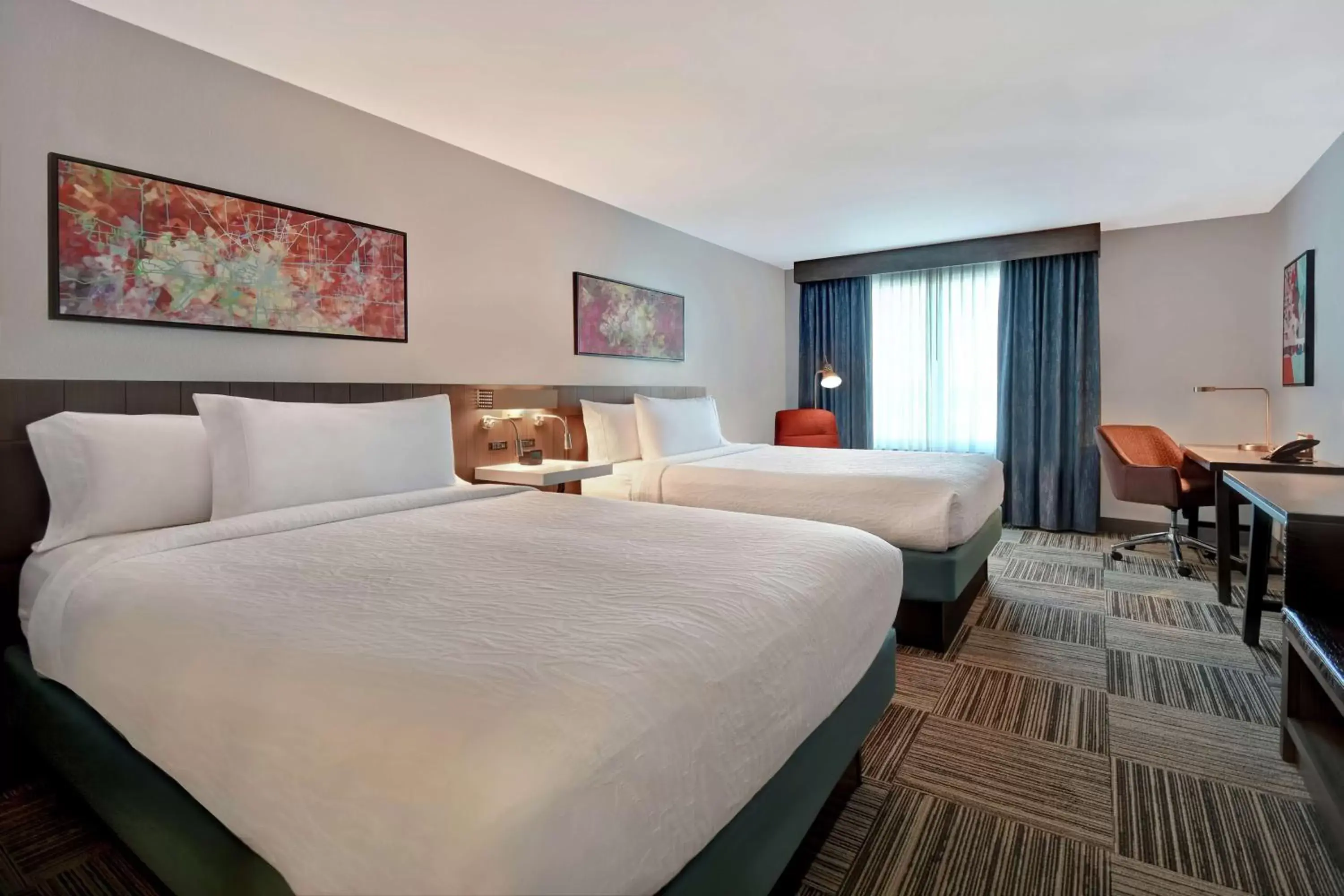 Bedroom, Bed in Hilton Garden Inn Houston/Galleria Area
