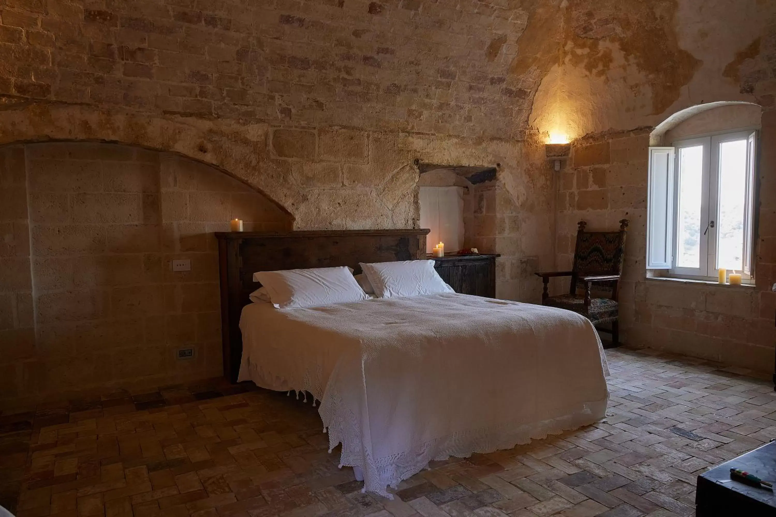 Bedroom, Bed in Sextantio Le Grotte Della Civita