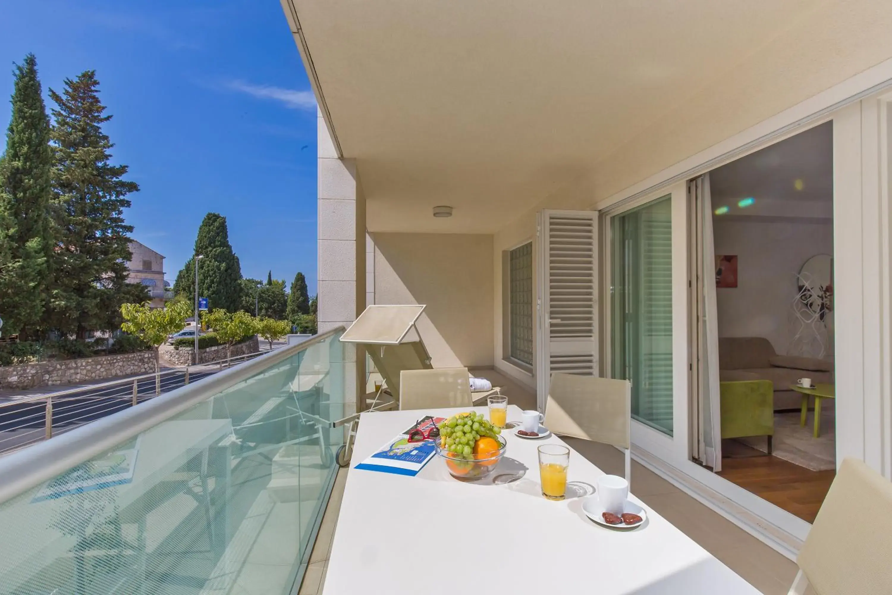 Balcony/Terrace in Dubrovnik Luxury Residence – L’Orangerie