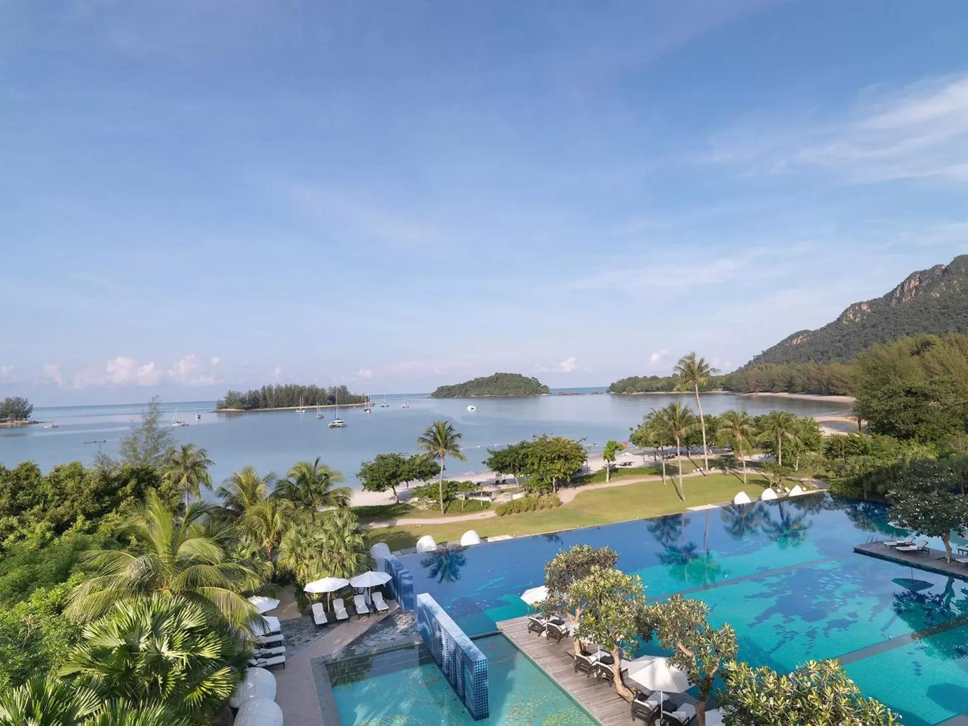 Beach, Pool View in The Danna Langkawi - A Member of Small Luxury Hotels of the World