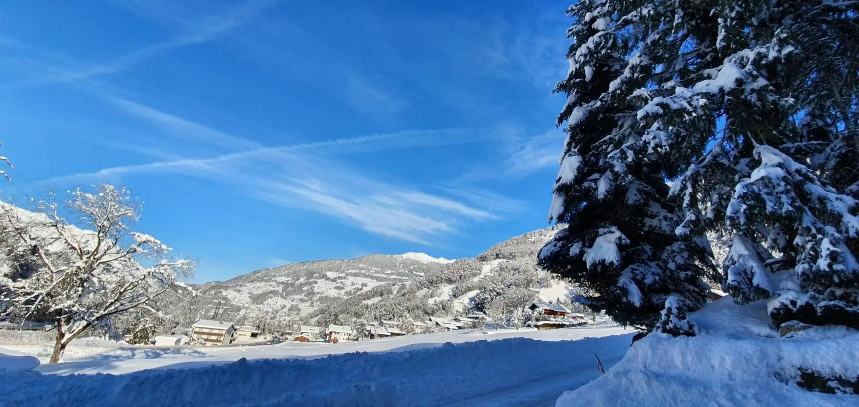 View (from property/room), Winter in Haus Stüttler/Duchscherer