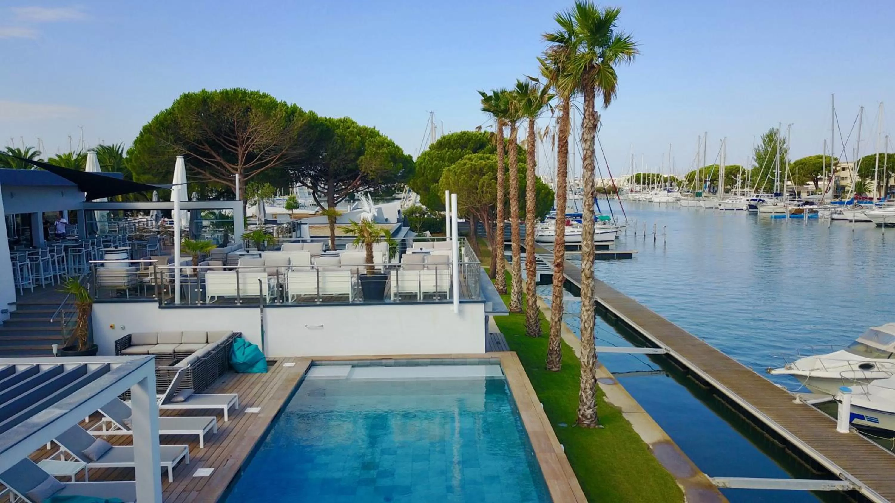 Bird's eye view in Le Spinaker