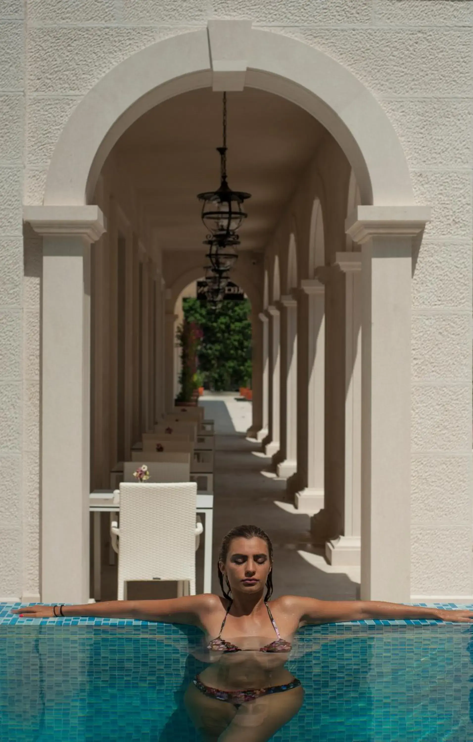 Balcony/Terrace, Swimming Pool in Hotel Moskva