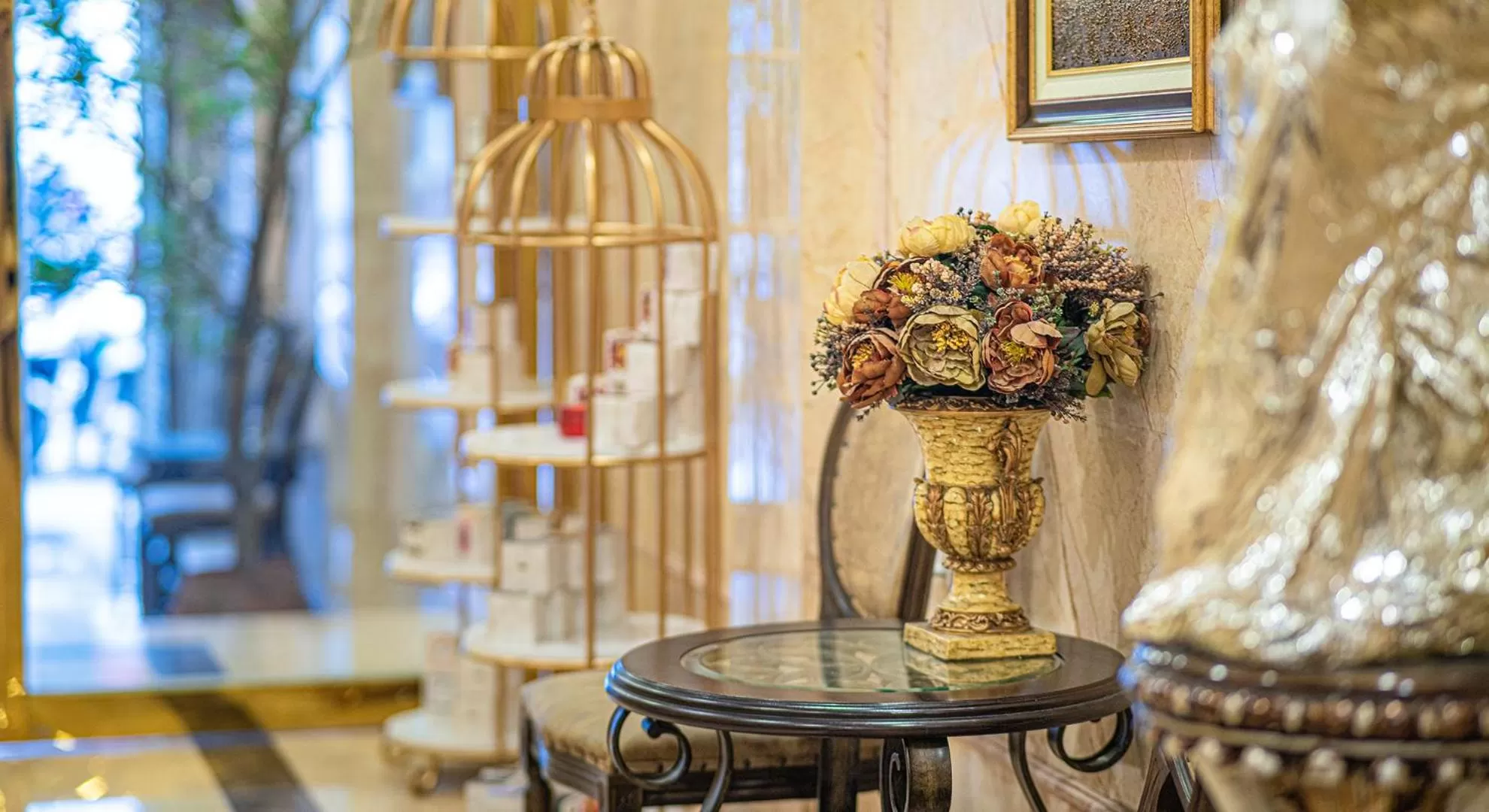 Decorative detail in Affa Boutique Hotel