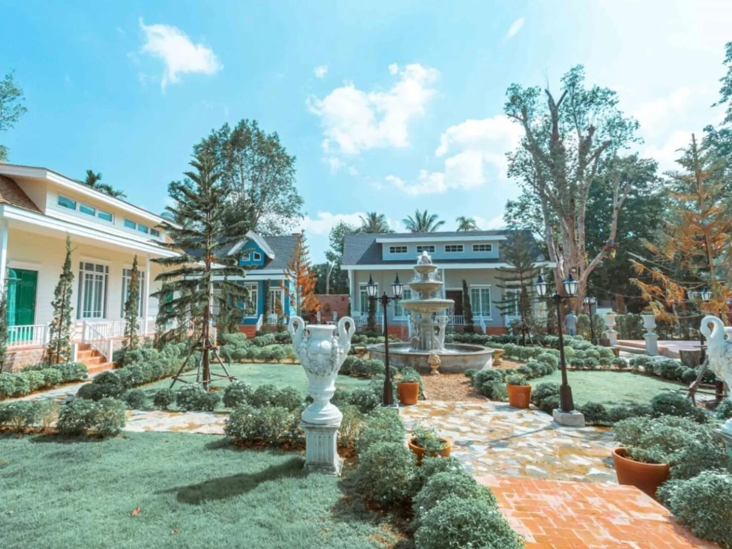 Garden view in Baroque Boutique Resort