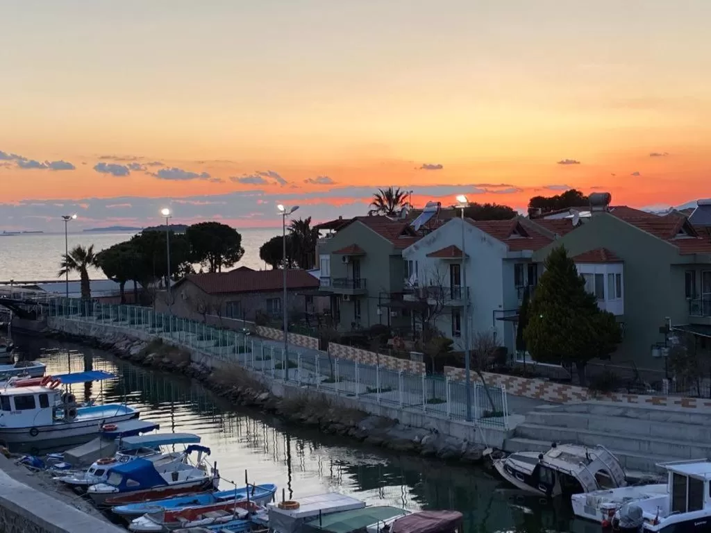 Sunset in Sakran Hotel