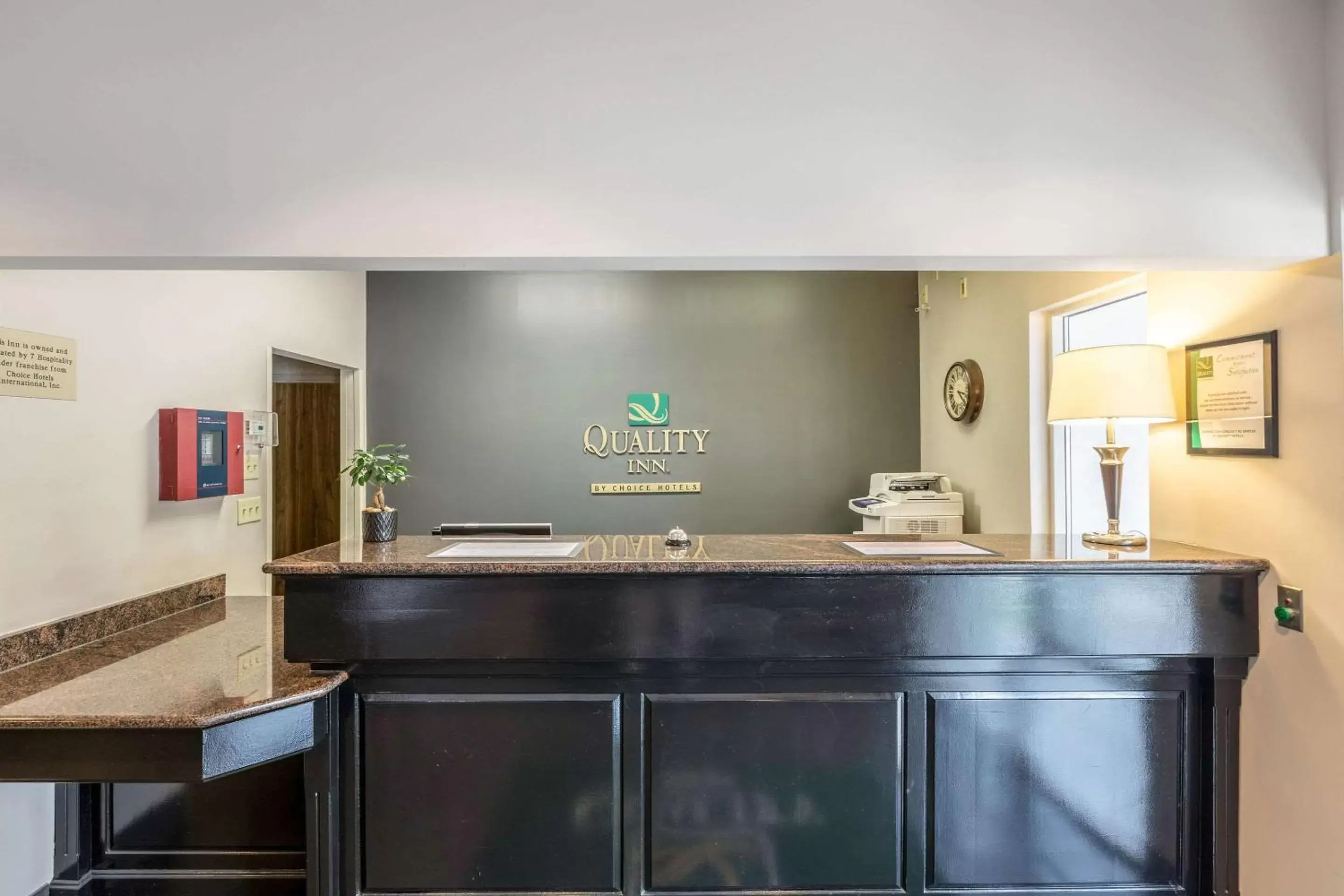 Lobby or reception in Quality Inn Lobby or reception in Quality Inn