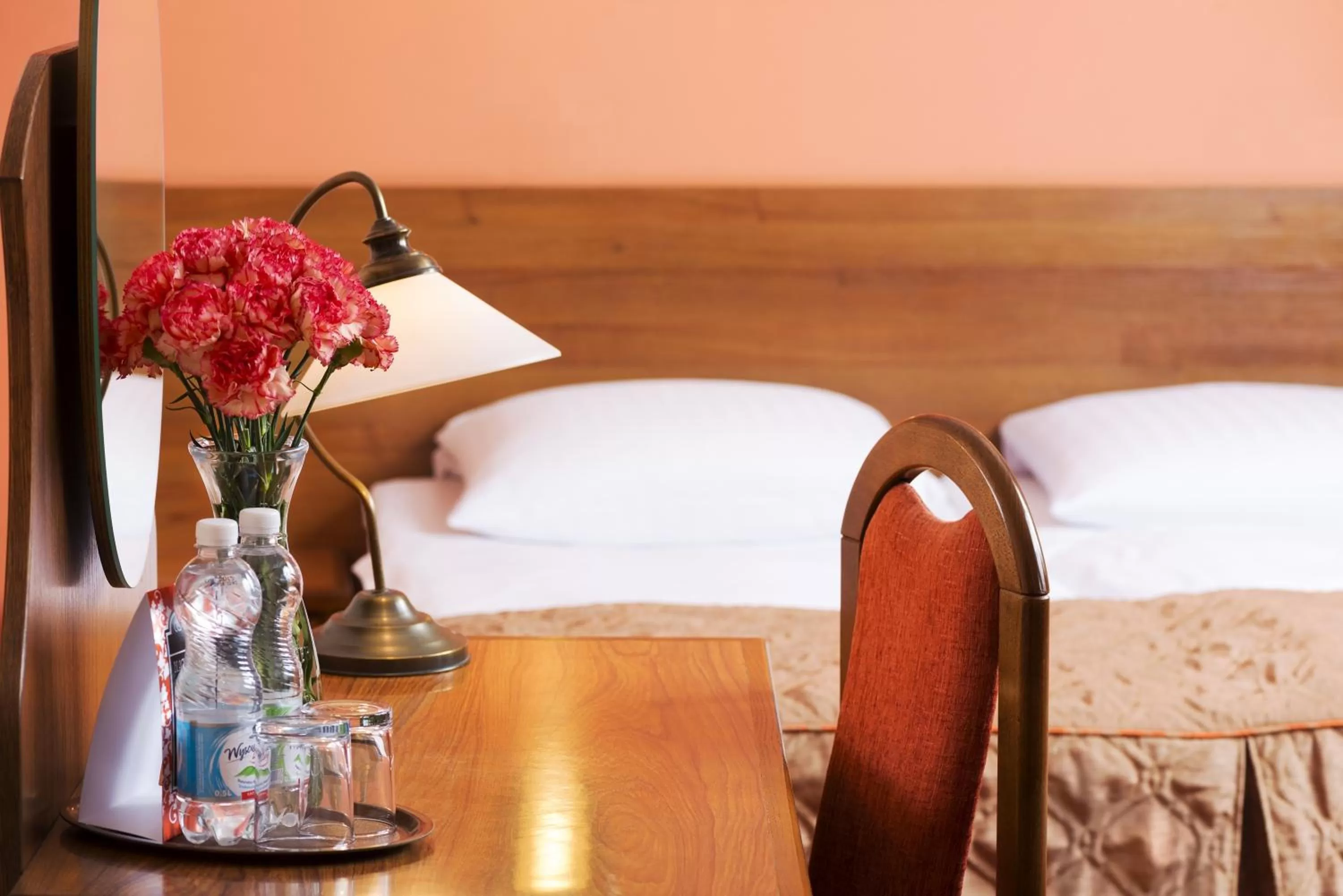 Decorative detail, Bed in Hotel Regent