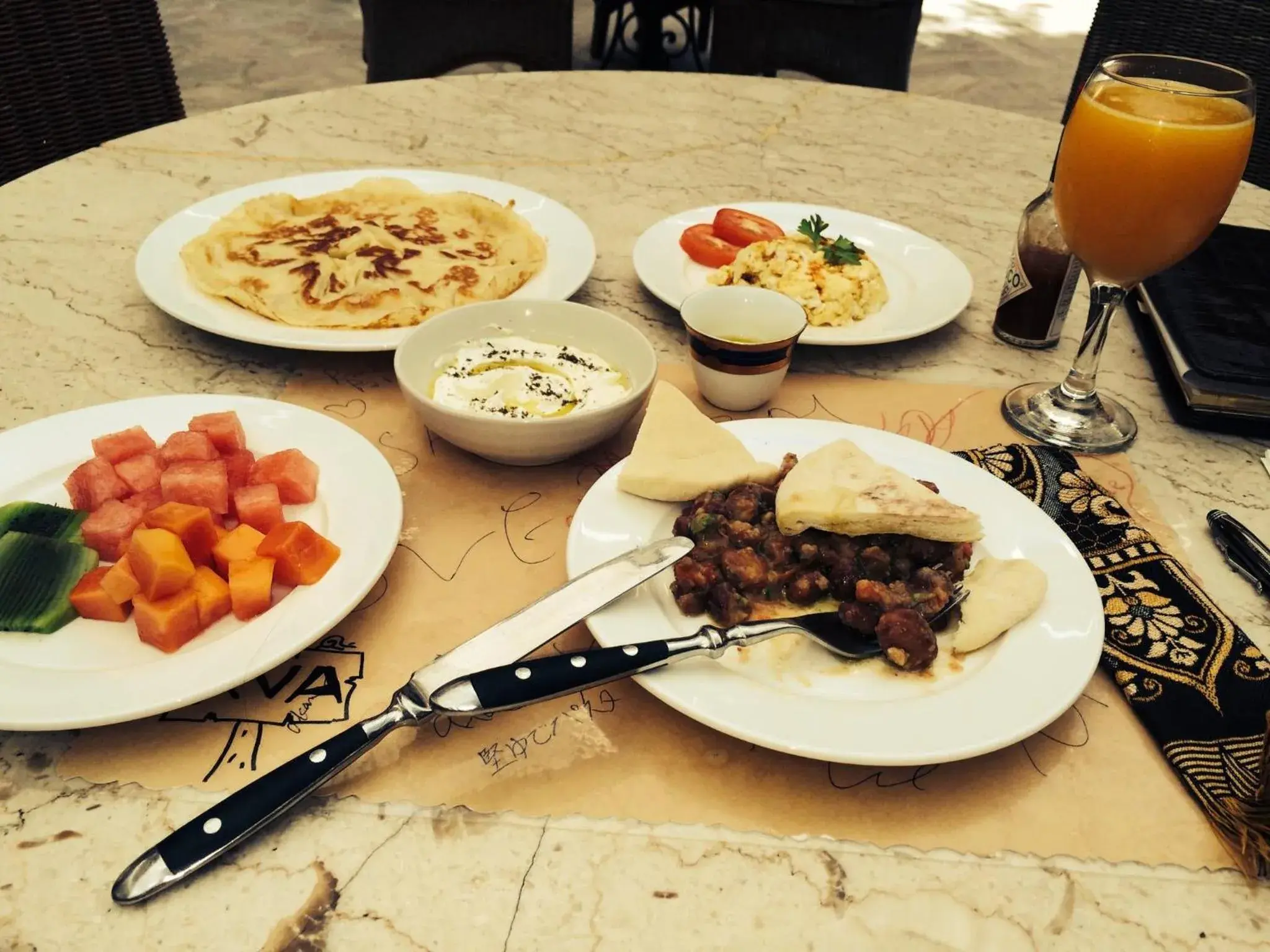 Breakfast in XVA Art Hotel
